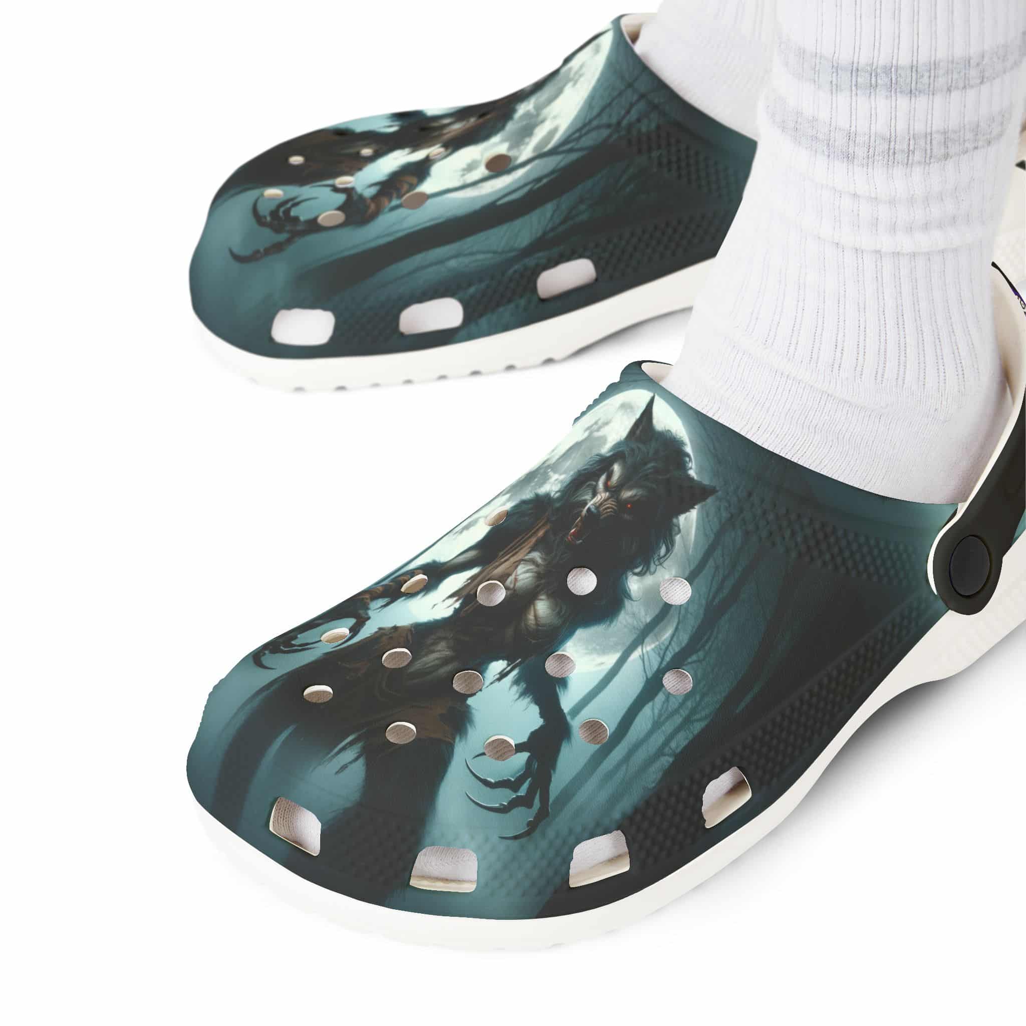She-Werewolf Full Moon #ML-D-WW01 Clog Shoes - Image 16