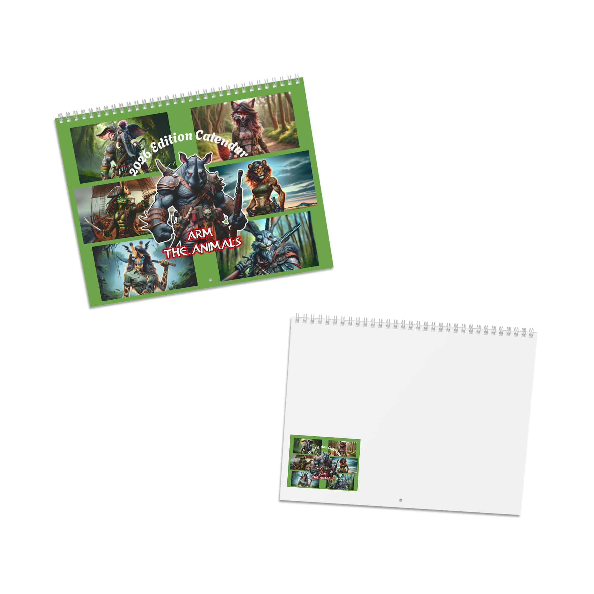 Arm The Animals Wall Calendar (2026) - Image 2