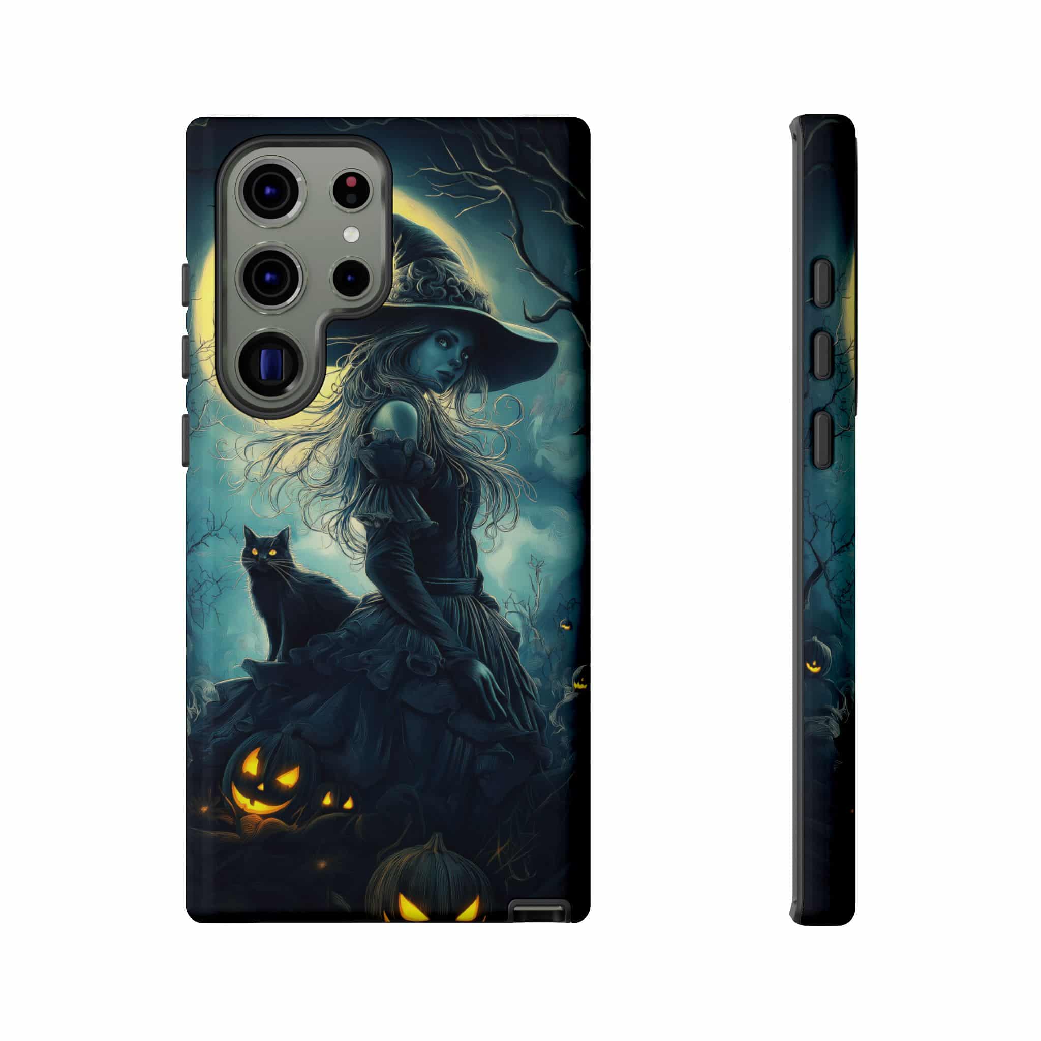Witch With Black Cat By Moonlight #MJ-W001 Samsung S21, S22, S23, S24 Plus & Ultra Tough Cases - Image 29