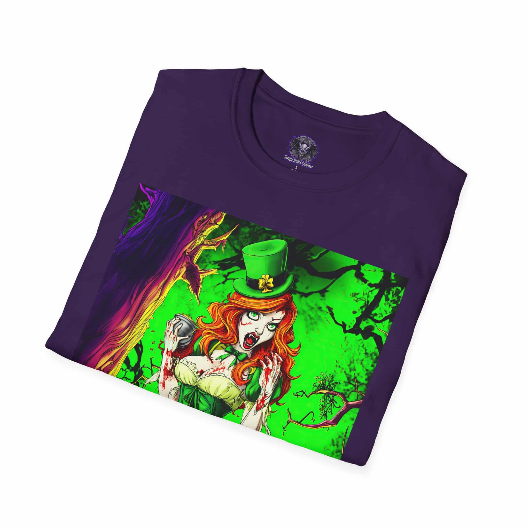 Undead Angels Leprechaun Queen Fiona Classic Reborn Style II Unisex T-Shirt - Image 44