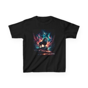 Cosmic Lion WD-D005 By Wyldesigns Kids Heavy Cotton™ Tee