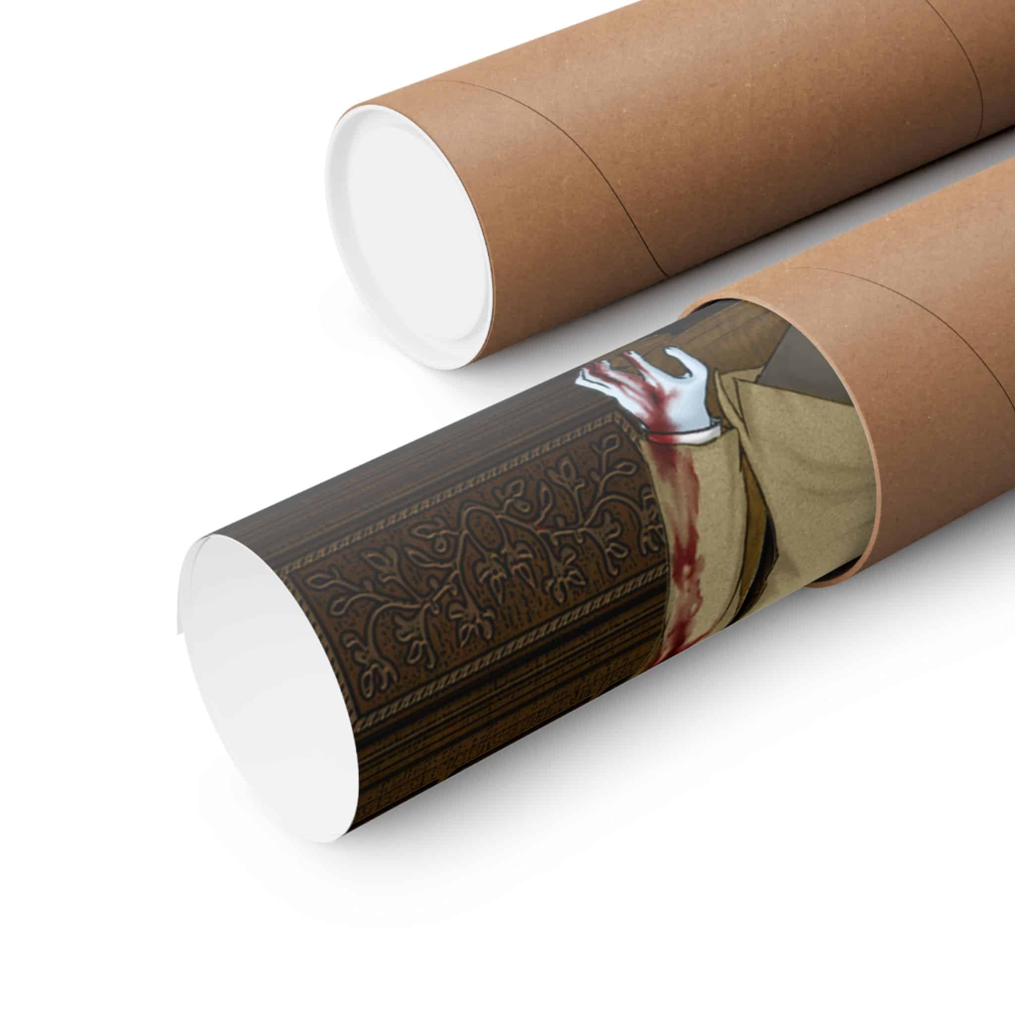 Scarlet Undead Angel Zombie Cupid – Classic Art Matte Vertical Posters - Image 3