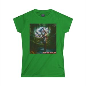 Arm The Animals: Commando Tigress #AA-D-WT004 Women's Softstyle Tee