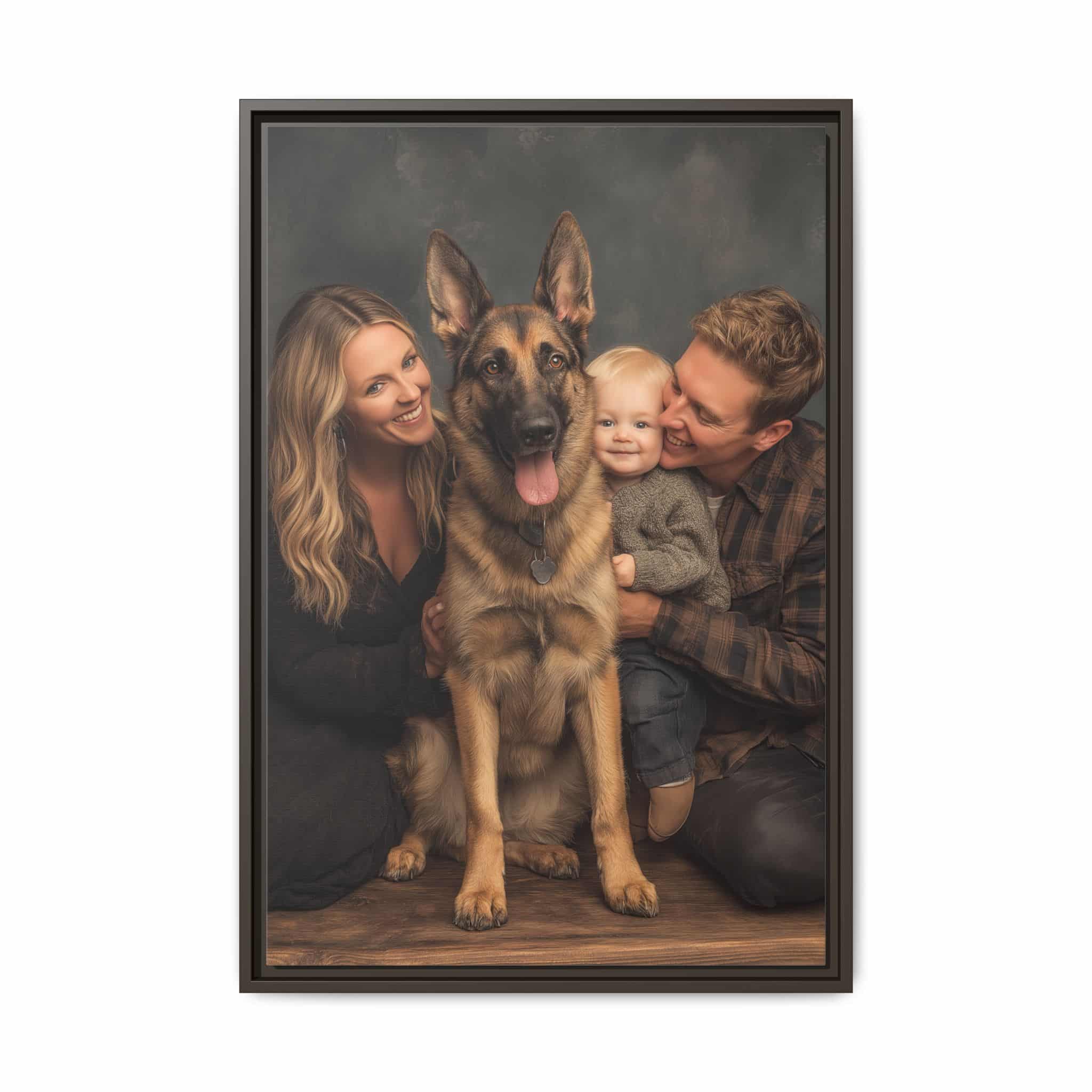 Personalized Framed Family Canvas Wall Art Vertical Multiple Sizes Available - Image 77