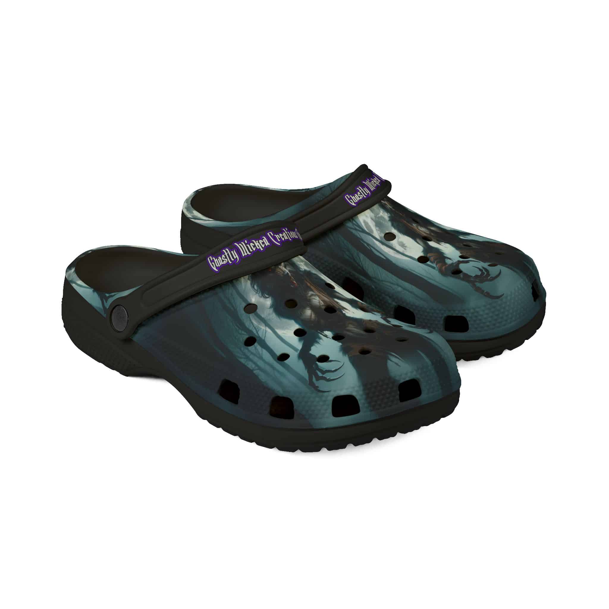 She-Werewolf Full Moon #ML-D-WW01 Clog Shoes - Image 3