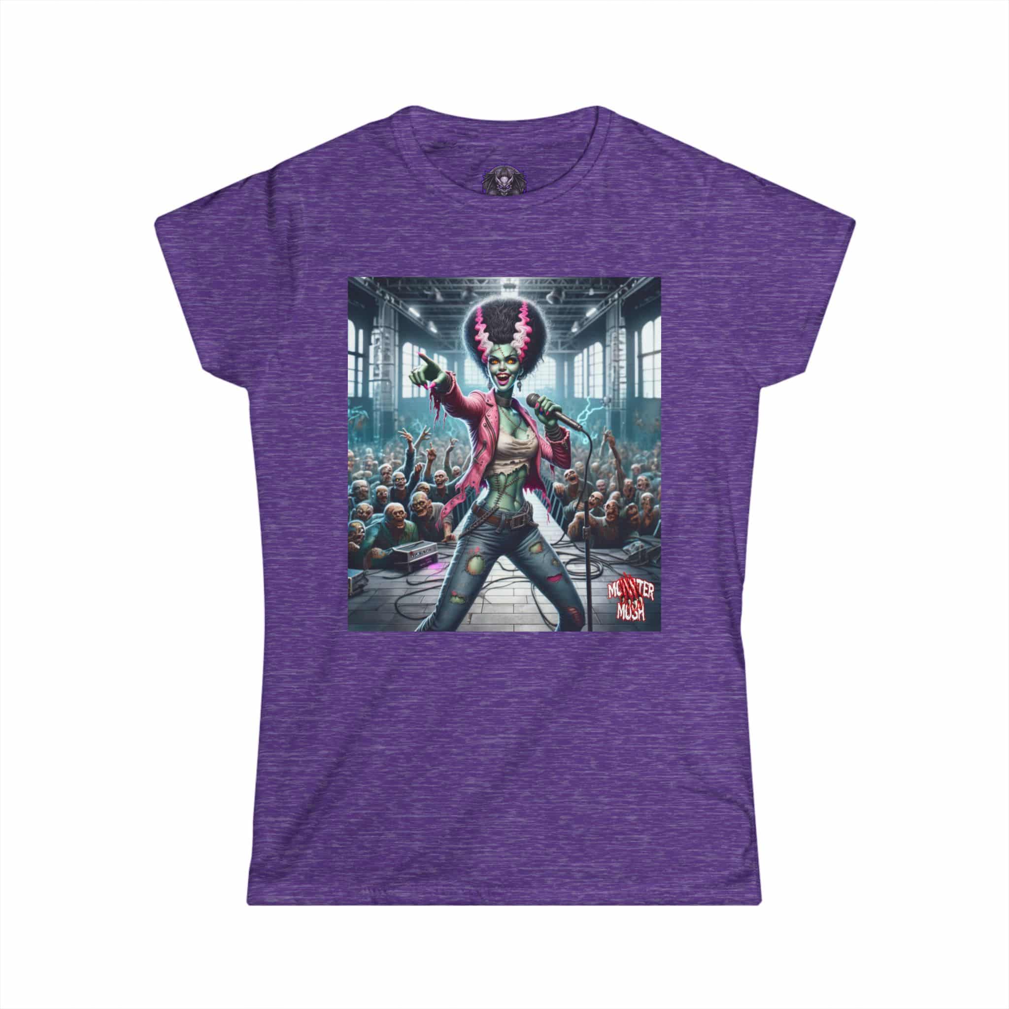 Monster Mosh 2024 Tour Lily Singer MM-D006 Women's Softstyle Tee - Image 37