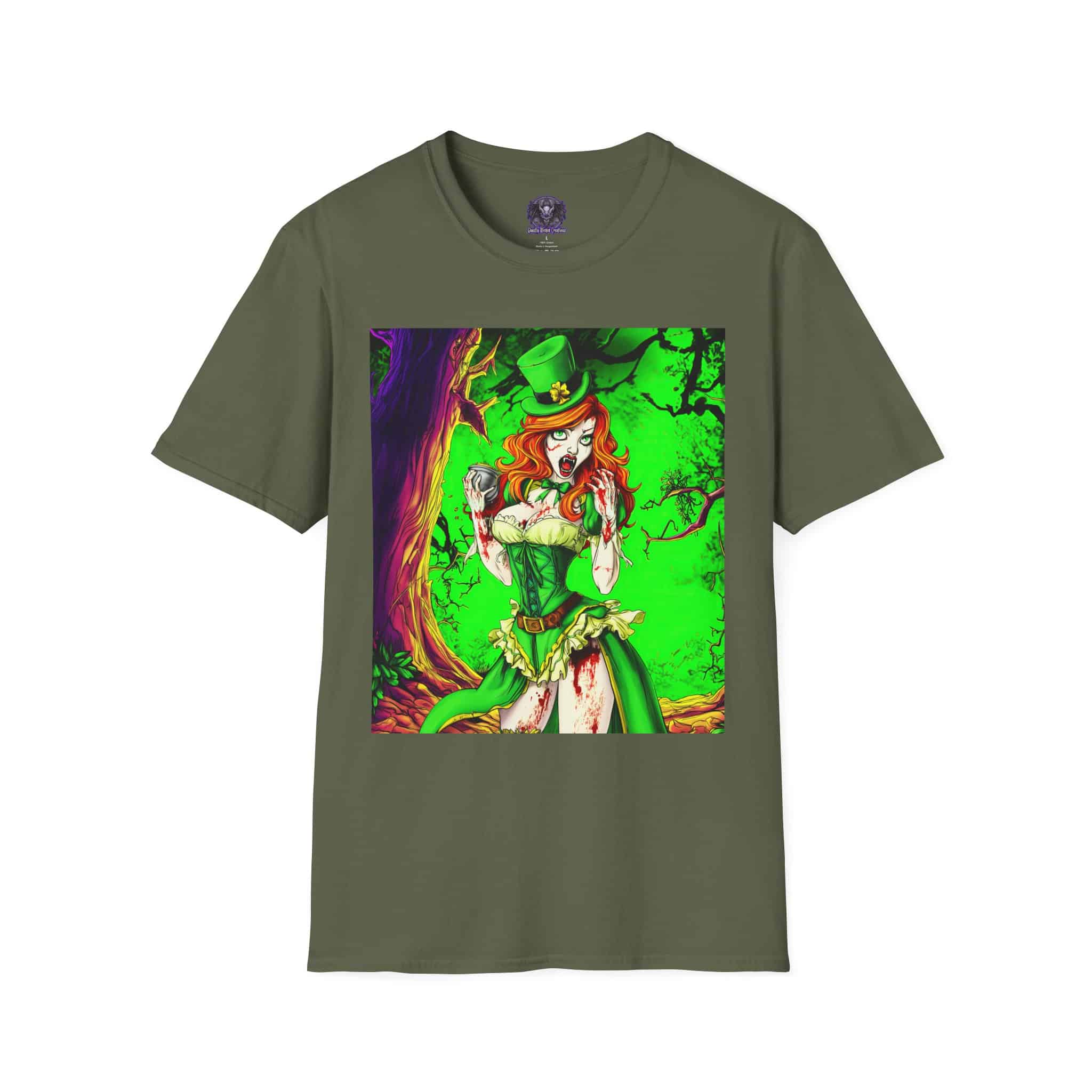 Undead Angels Leprechaun Queen Fiona Classic Reborn Style II Unisex T-Shirt - Image 21