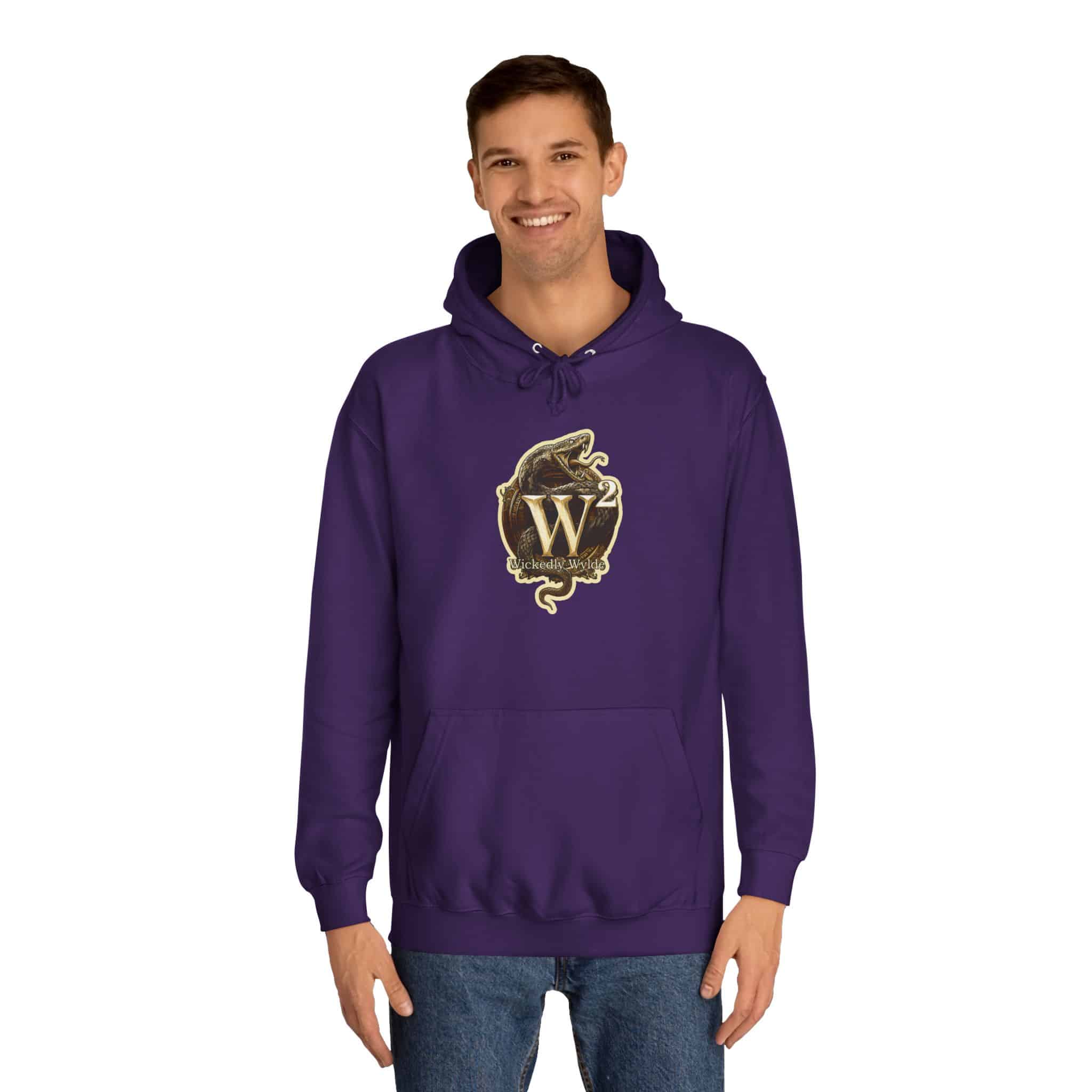 Cosmic Lion Family WD-D006 By Wyldesigns Unisex College Hoodie - Image 3
