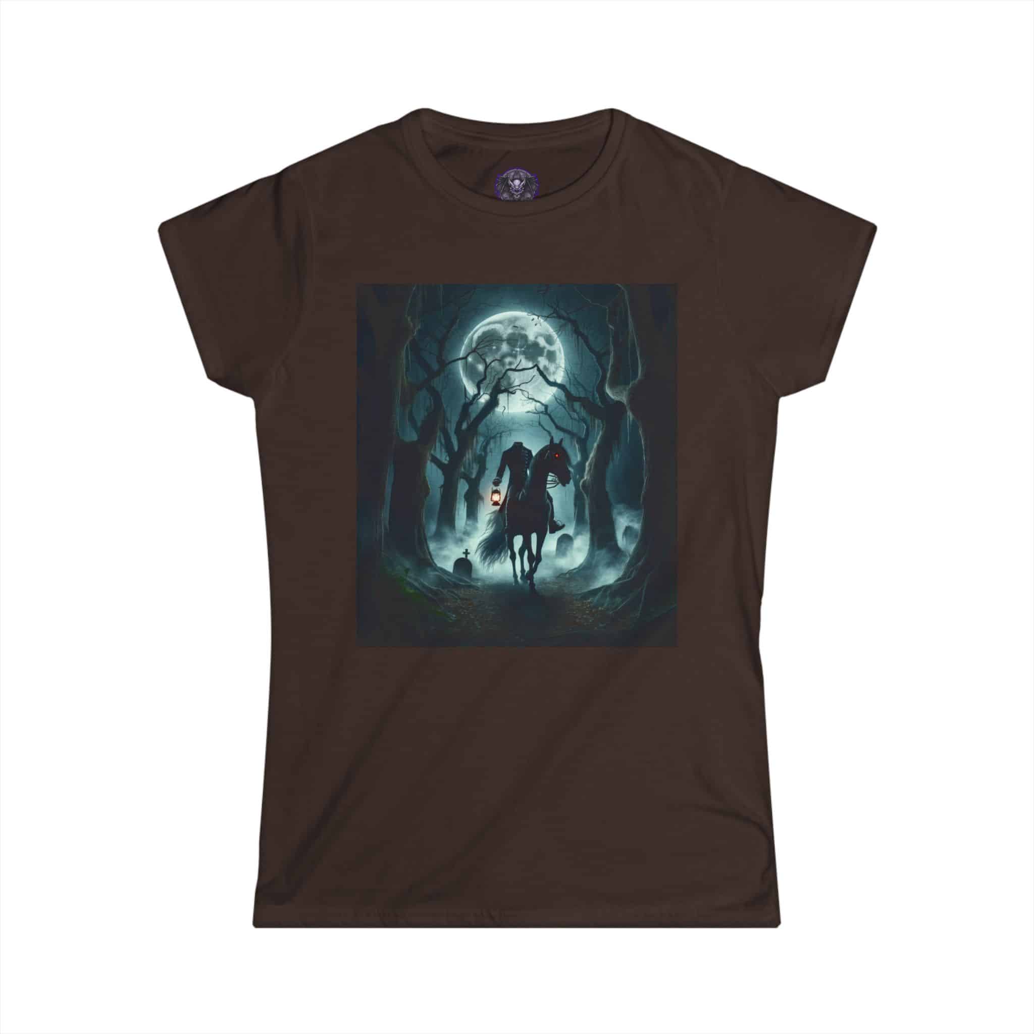 Headless Horseman Of Sleepy Hollow #DZ-HH-002 Women's Softstyle Tee - Image 13