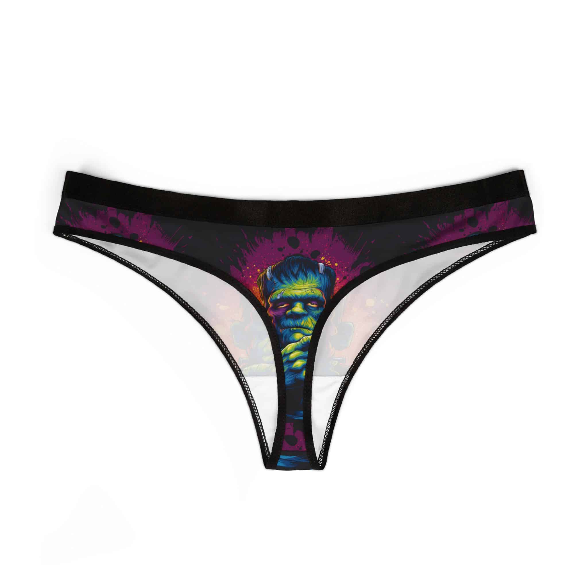 Thong Underwear Frankenstein Pop 60's Art Style - Image 2