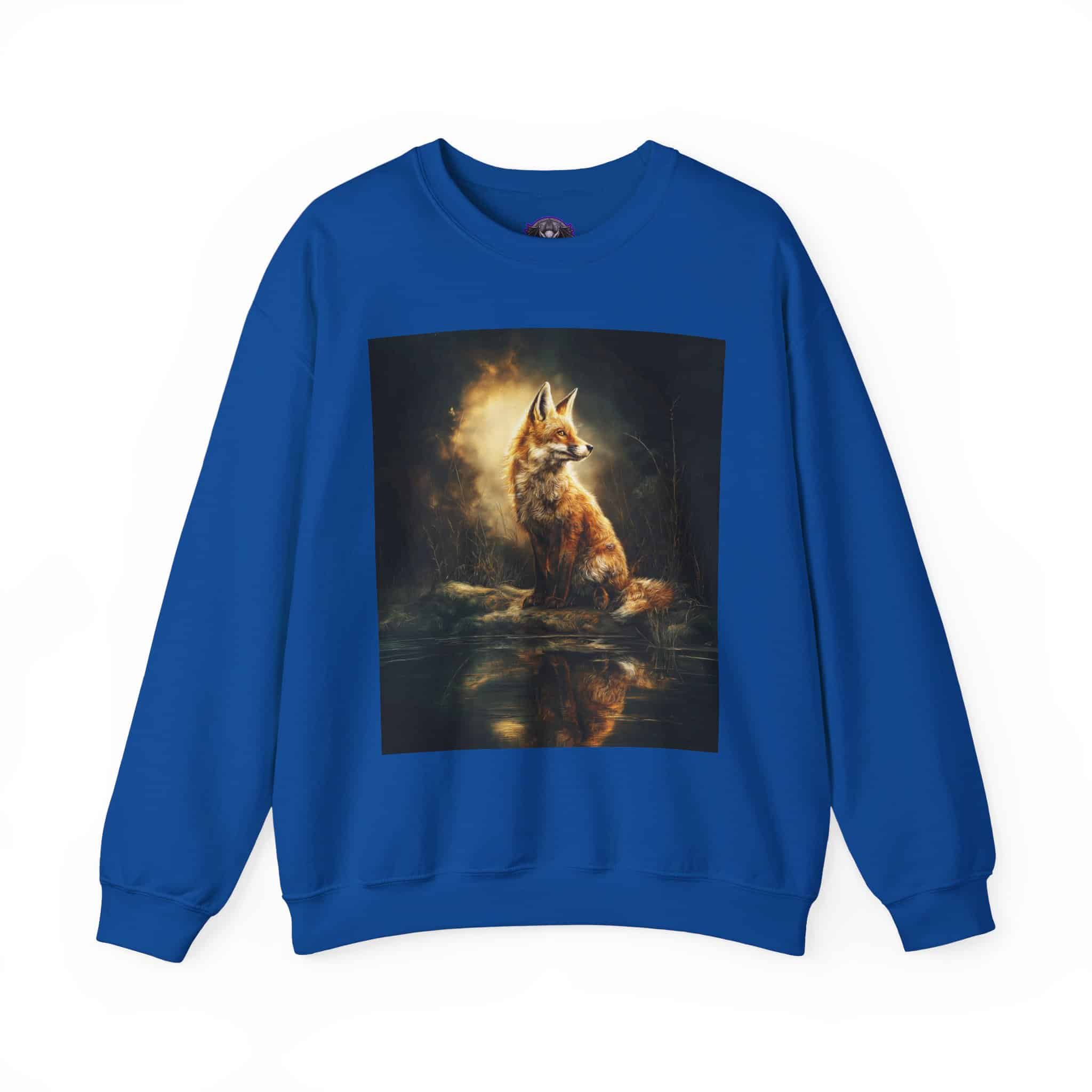 Fox By The Lake Unisex Tee by Wyldesigns Unisex Heavy Blend™ Crewneck Sweatshirt - Image 21