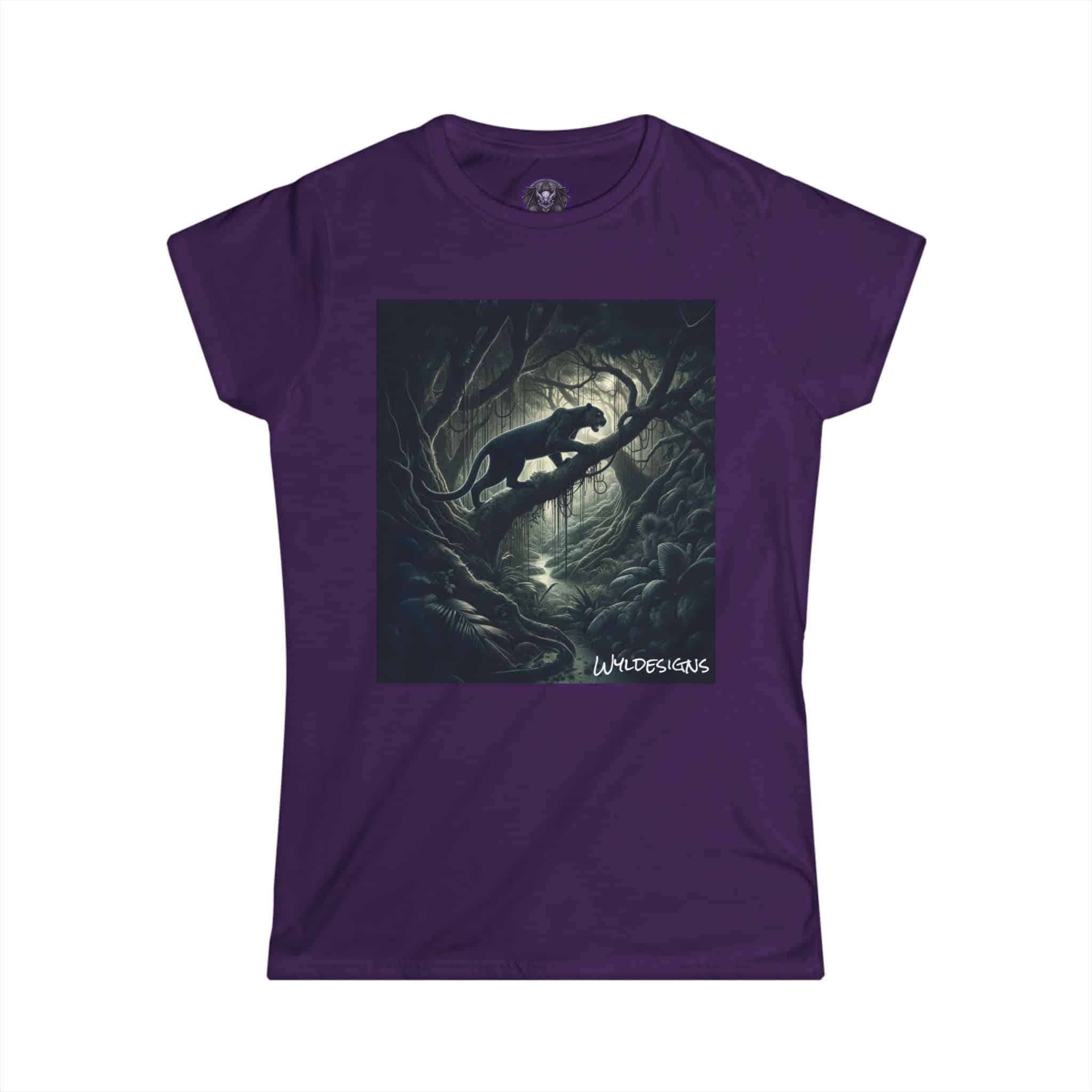 Black Panther WD-D002 By Wyldesigns Women's Softstyle Tee - Image 37