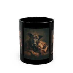 Personalized Black Mug with your images - 11oz & 15oz Coffee Cup