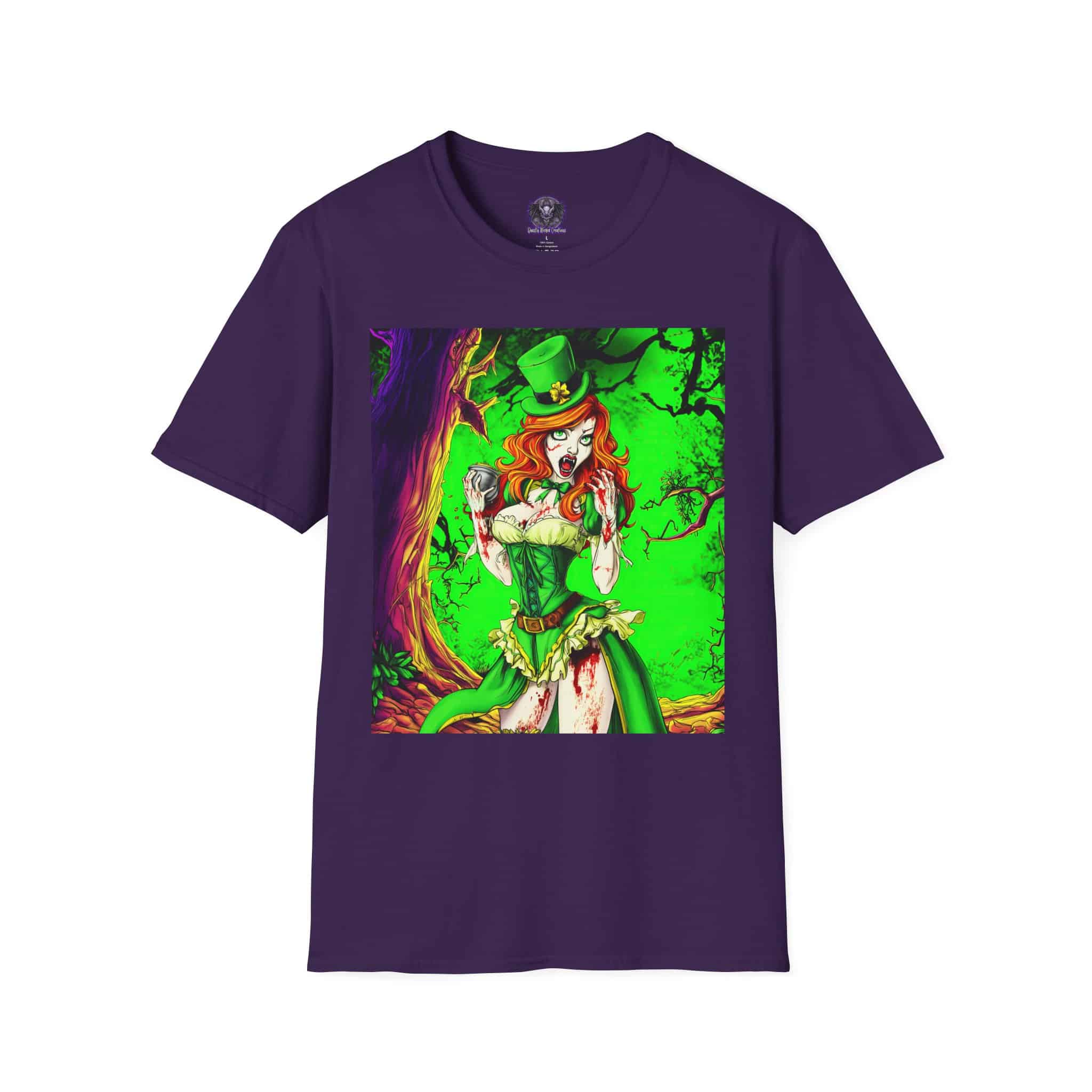 Undead Angels Leprechaun Queen Fiona Classic Reborn Style II Unisex T-Shirt - Image 41