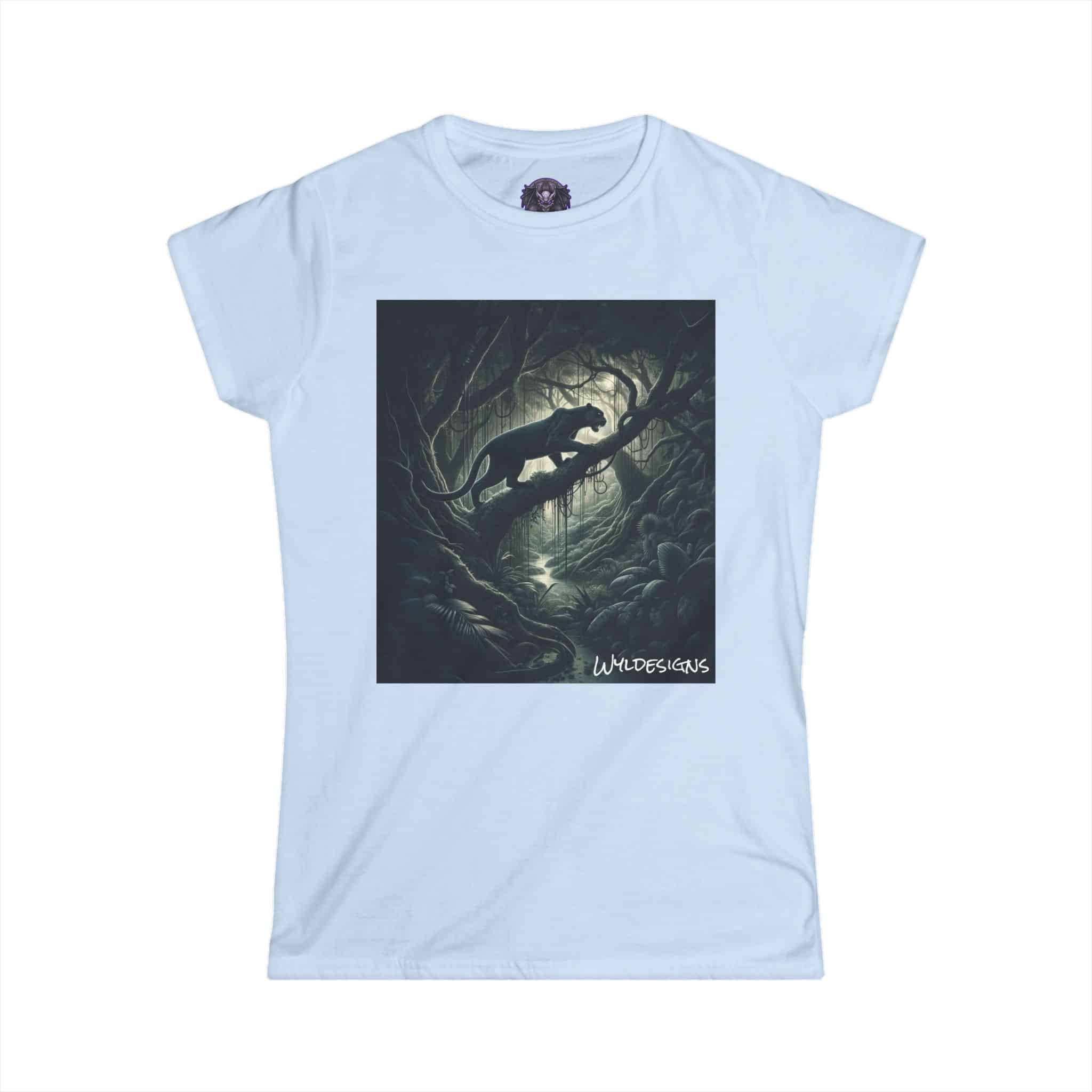 Black Panther WD-D002 By Wyldesigns Women's Softstyle Tee - Image 25