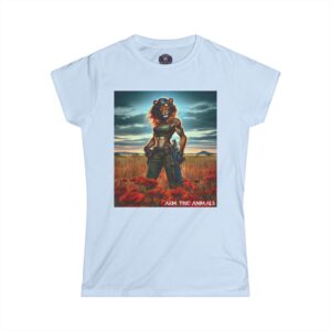 Arm The Animals: Hunter Lioness #AA-D-Lis001 Women's Softstyle Tee