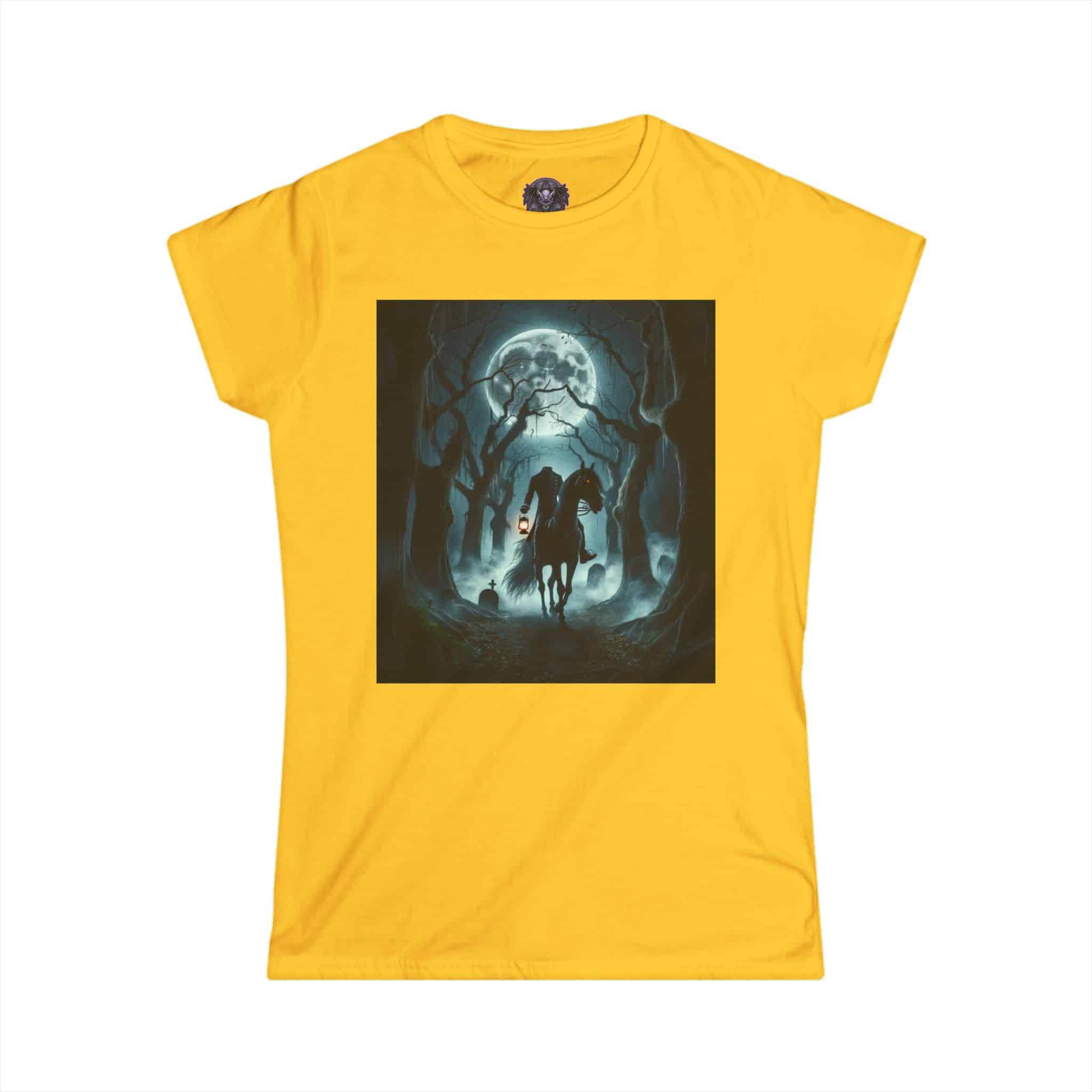 Headless Horseman Of Sleepy Hollow #DZ-HH-002 Women's Softstyle Tee - Image 16