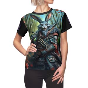 Arm The Animals: Hunter Rabbit #AA-D-Ra001 Women's Cut & Sew Tee (AOP)