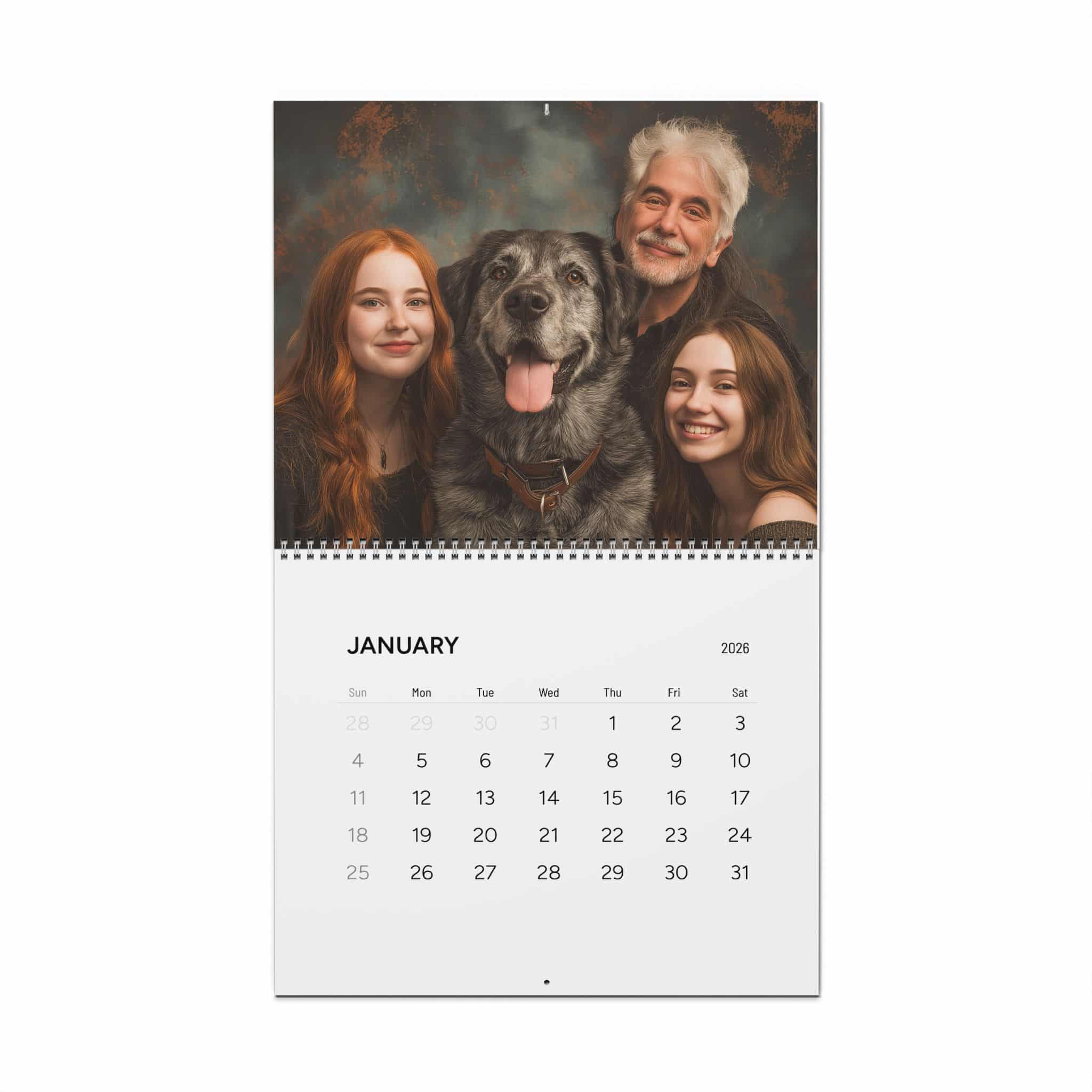 Personalized Family Wall Calendar 2026 - Image 5