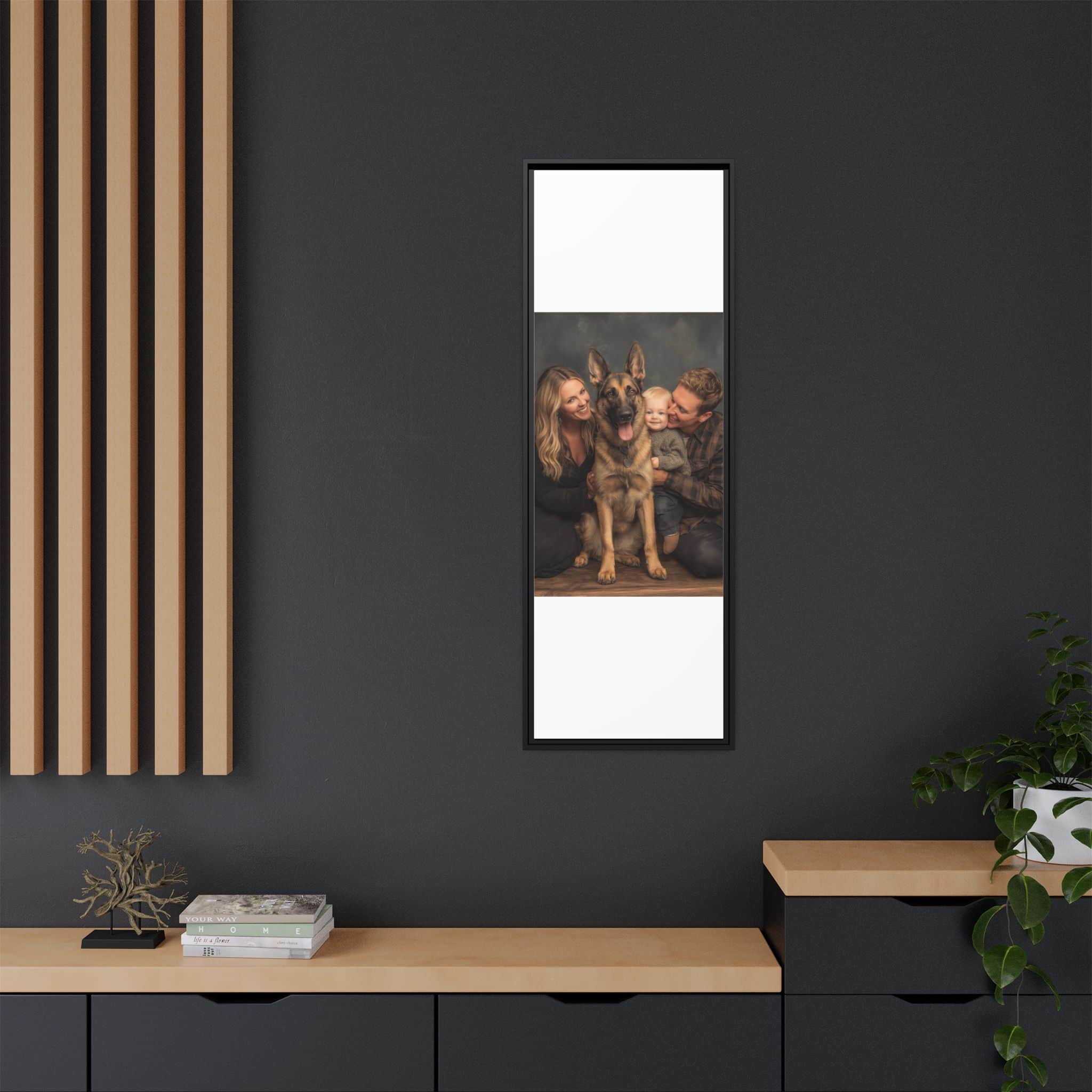 Personalized Framed Family Canvas Wall Art Vertical Multiple Sizes Available - Image 124