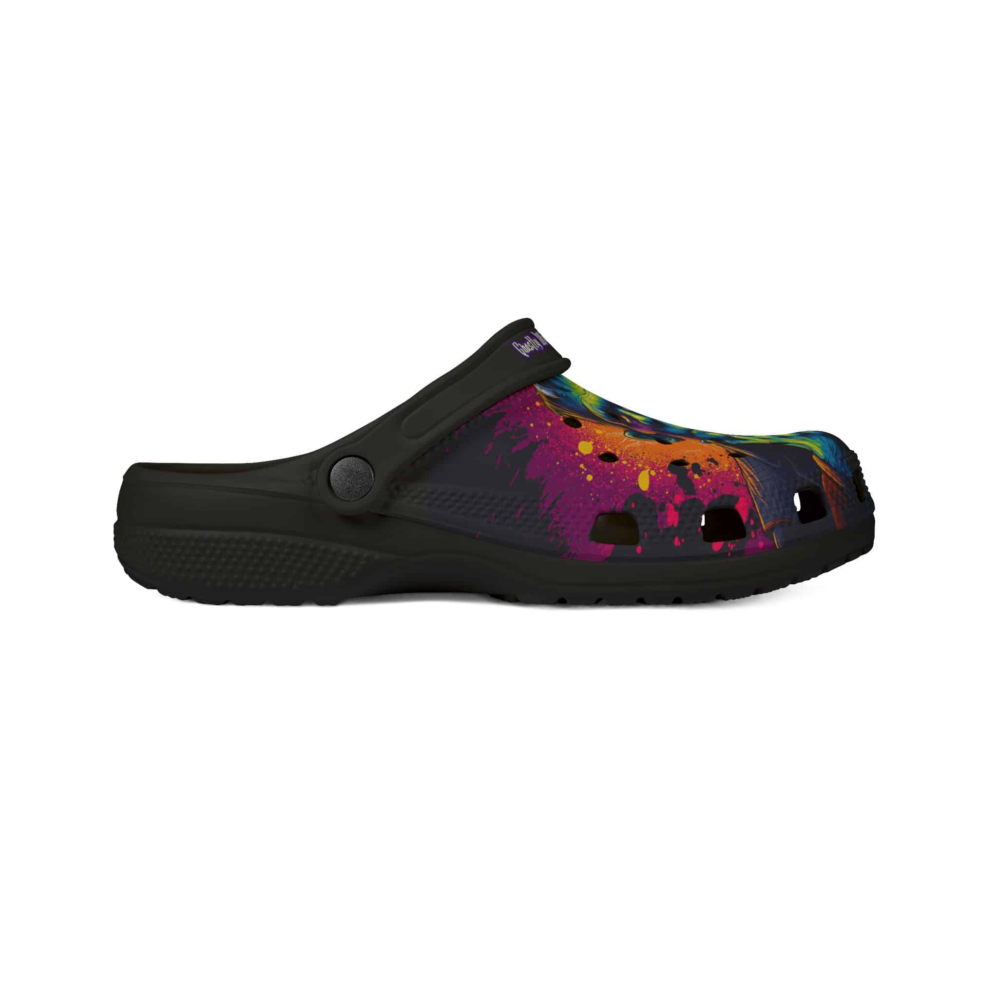 Frankenstein & His Bride Pop 60's Art Style Clog Style Shoes - Image 7