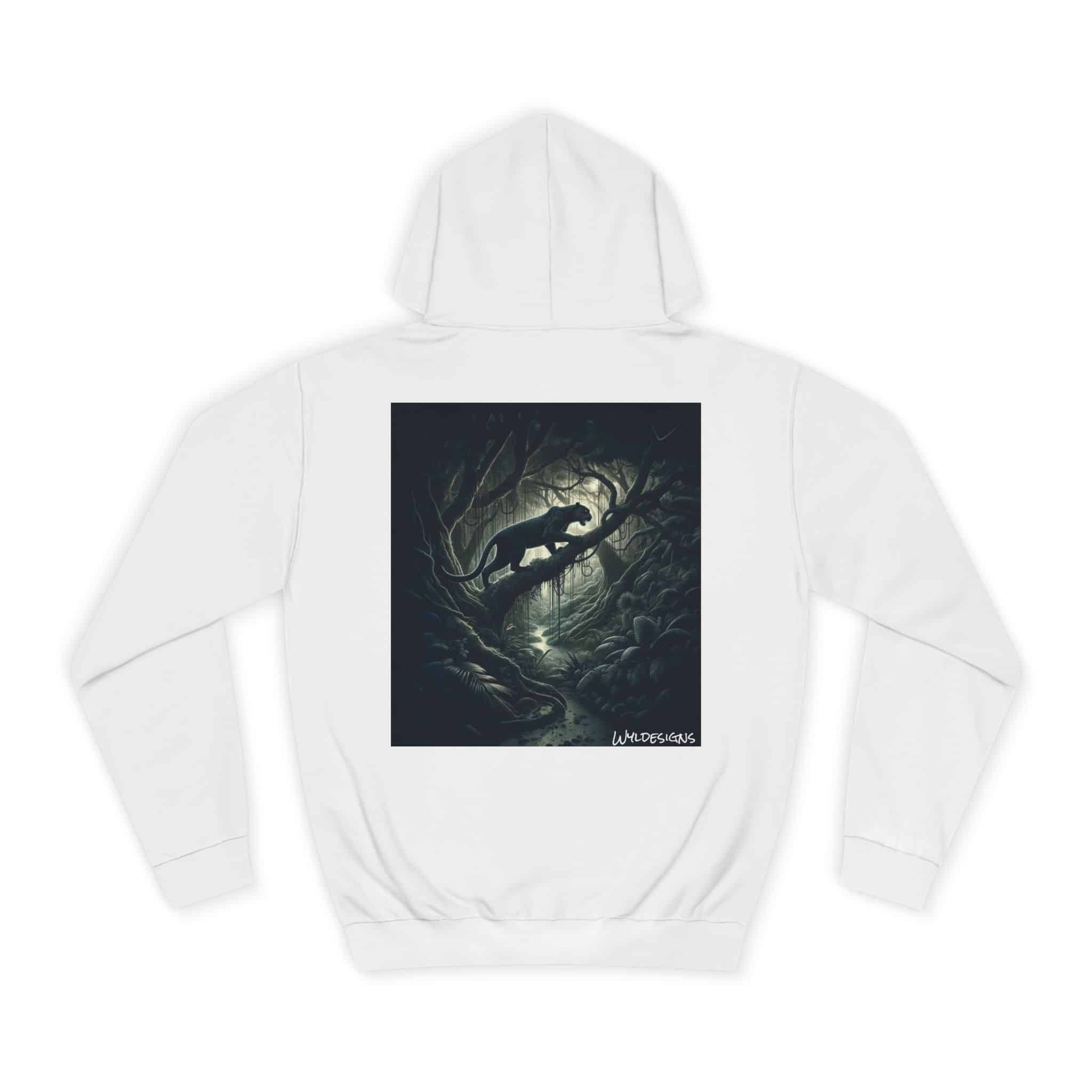 Black Panther WD-D002 By Wyldesigns Unisex College Hoodie - Image 6