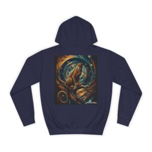 Cosmic Leopard WD-D013 By Wyldesigns Unisex College Hoodie