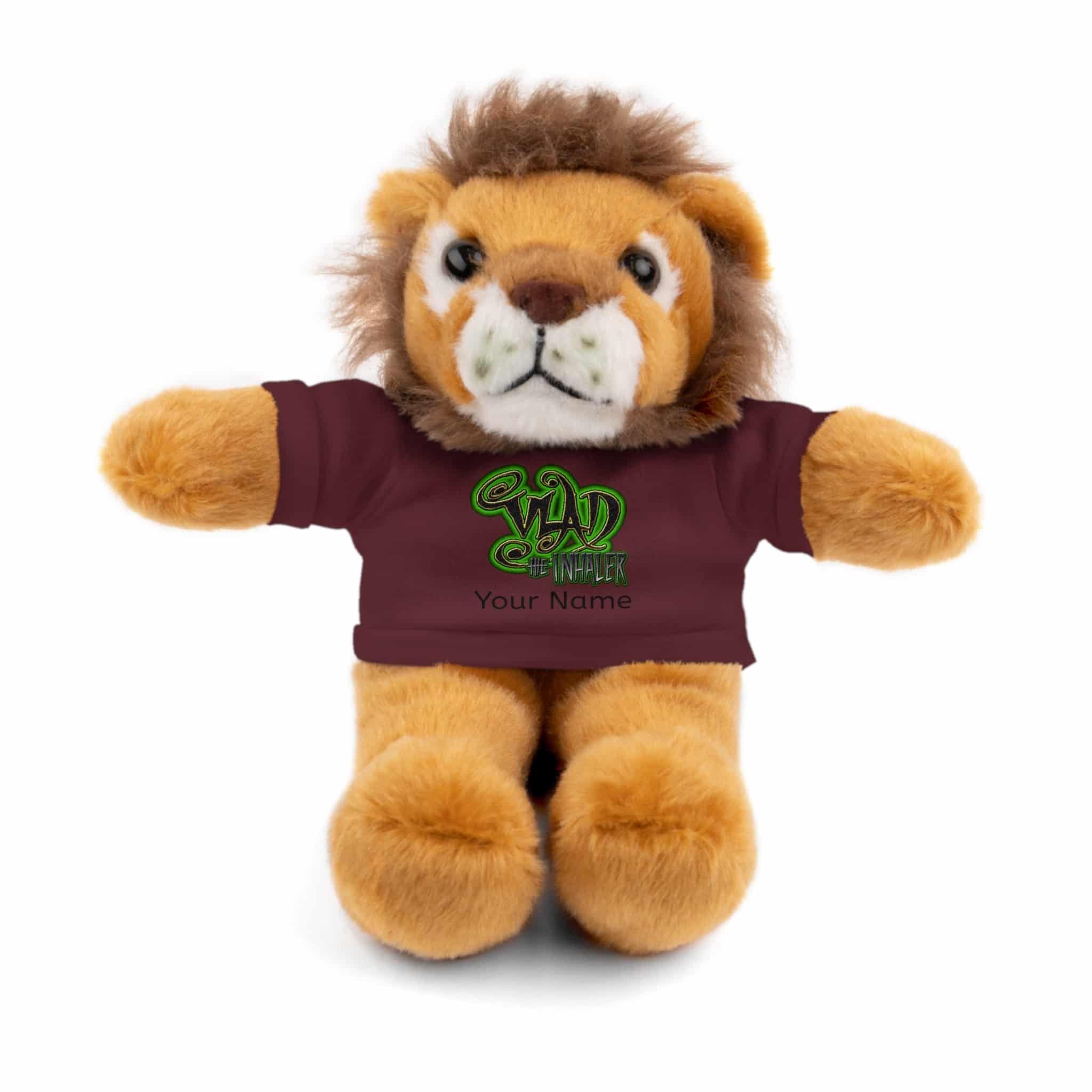 Personalized 8 Inch Stuffed Animals Wearing Vlad The Inhaler Band Tee Assortment - Image 76