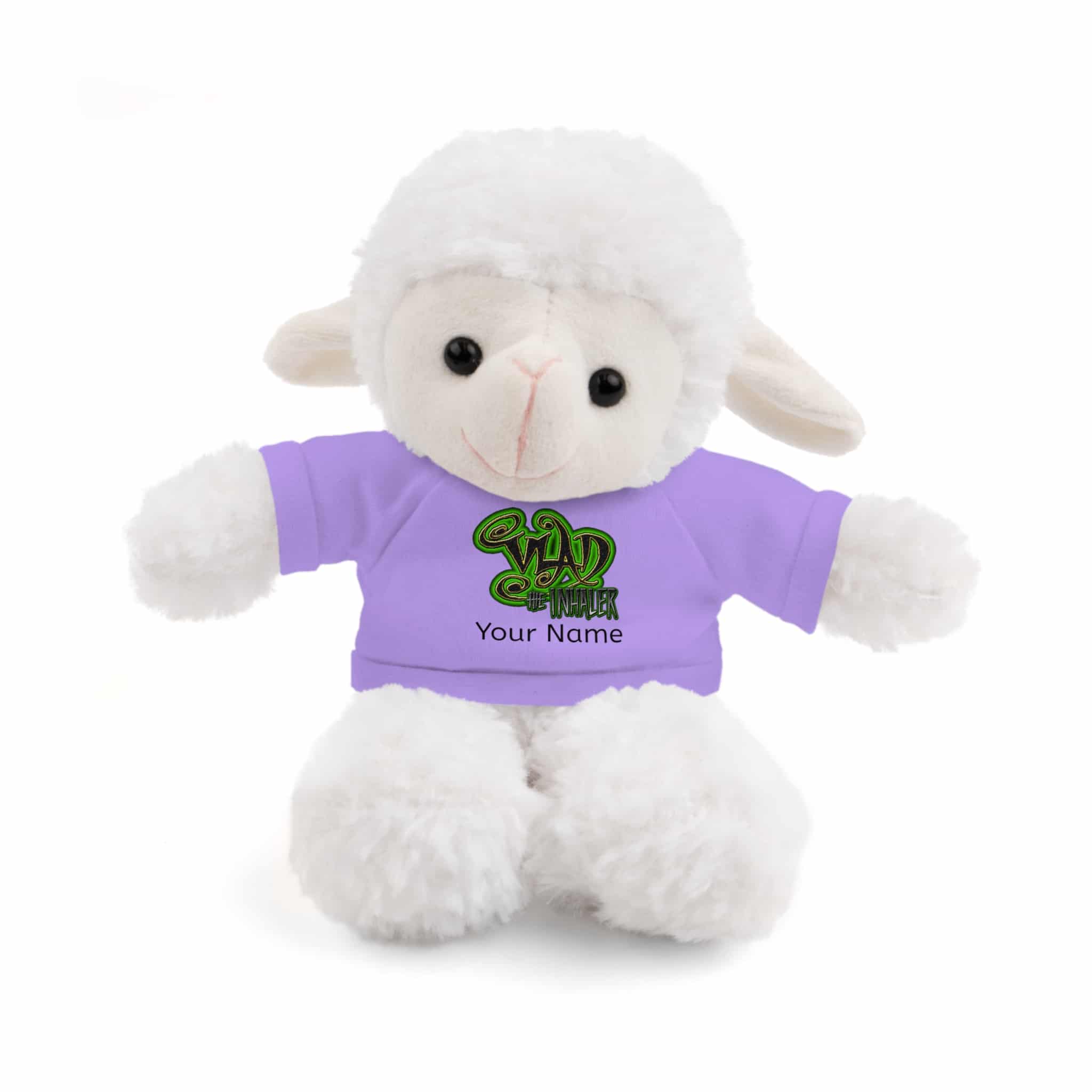 Personalized 8 Inch Stuffed Animals Wearing Vlad The Inhaler Band Tee Assortment - Image 55