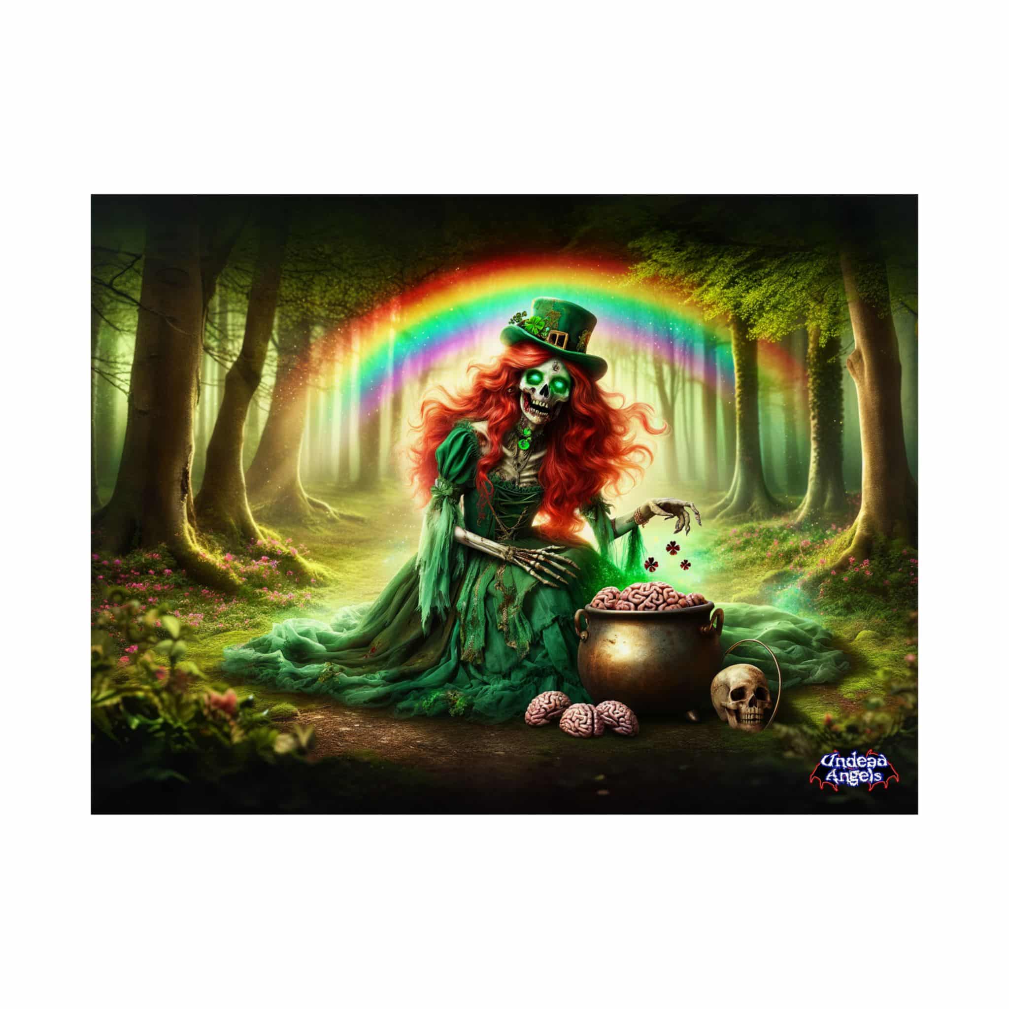 Fiona Undead Angel Leprechaun Queen #DFZ-007B Matte Horizontal Posters - Image 2