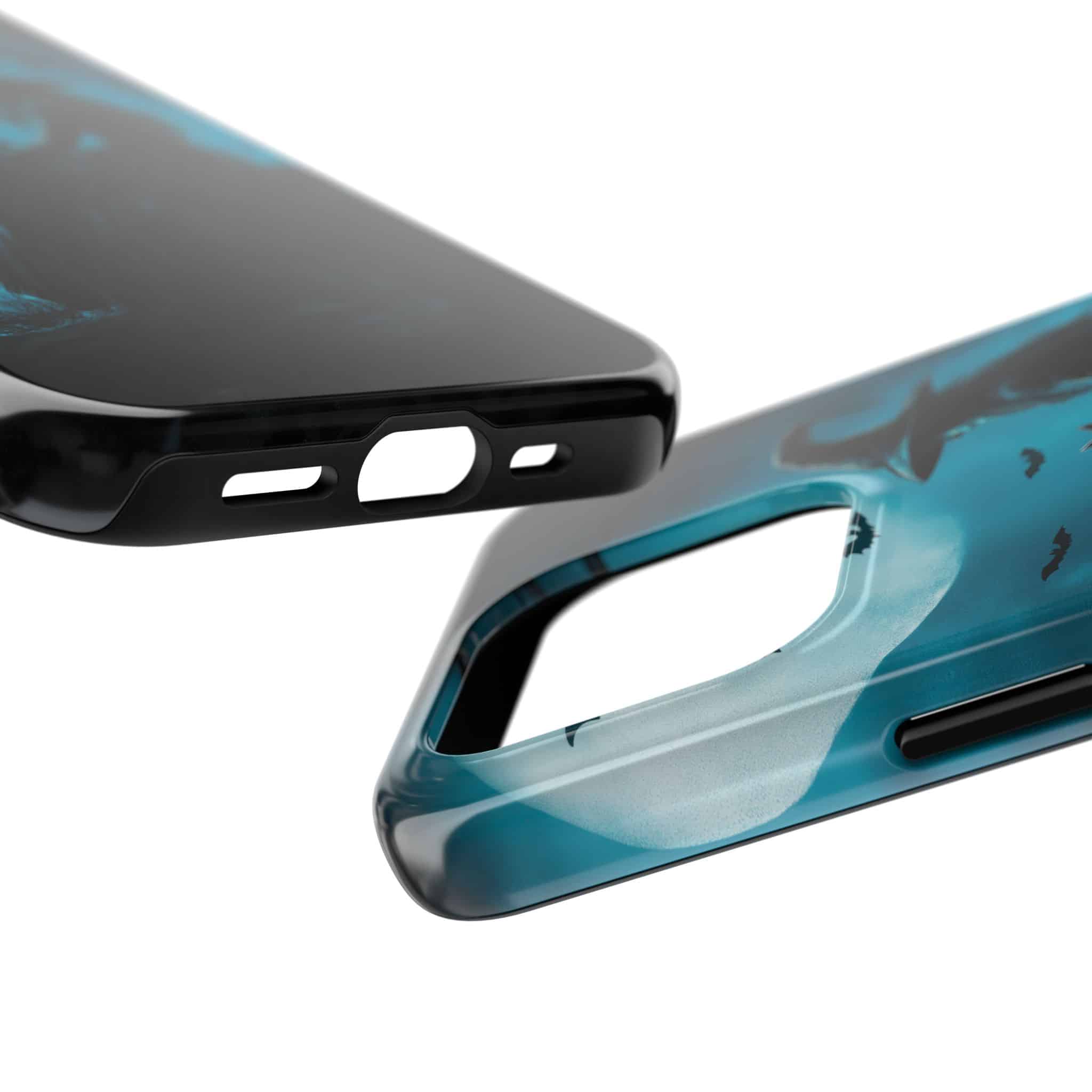 Witch With Black Cat By Moonlight #MJ-W003 iPhone 15 & 16 Tough Phone Cases - Image 7