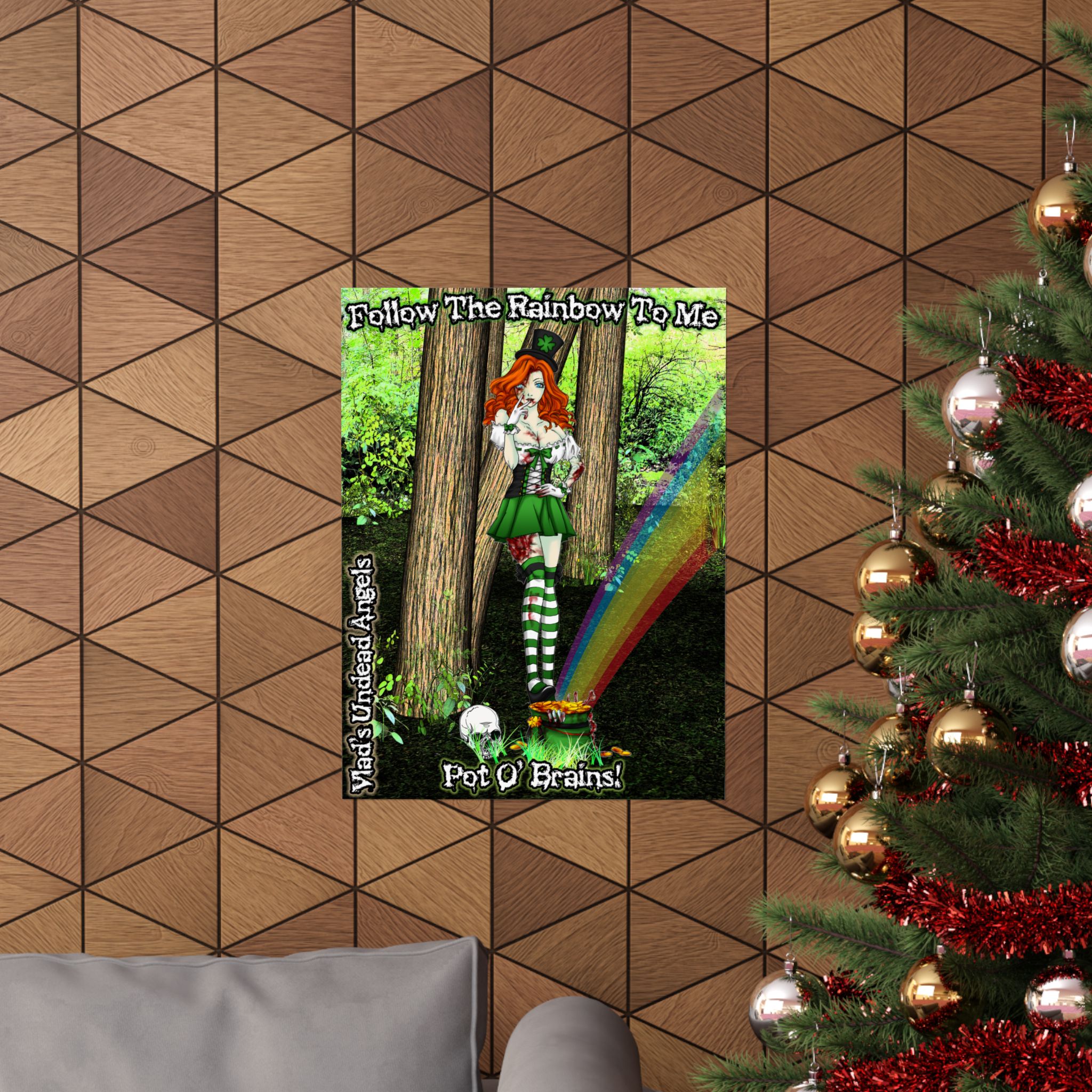 Fiona Undead Angel Leprechaun Queen – Classic Art w/Text Matte Vertical Posters - Image 4