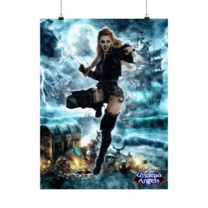 Rusila Undead Angel Vampire Pirate – RUS-DZ001 Art Matte Vertical Posters