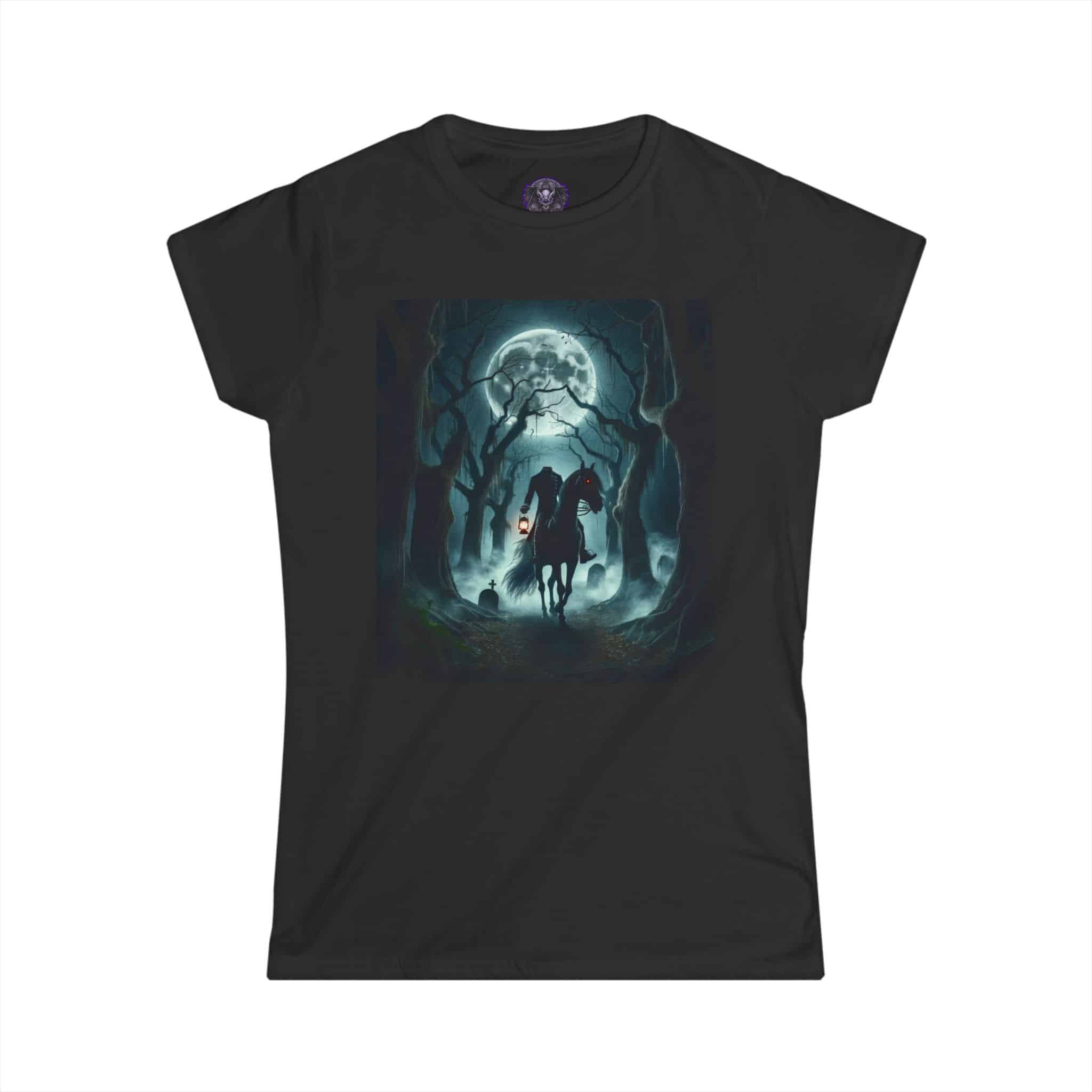 Headless Horseman Of Sleepy Hollow #DZ-HH-002 Women's Softstyle Tee - Image 7