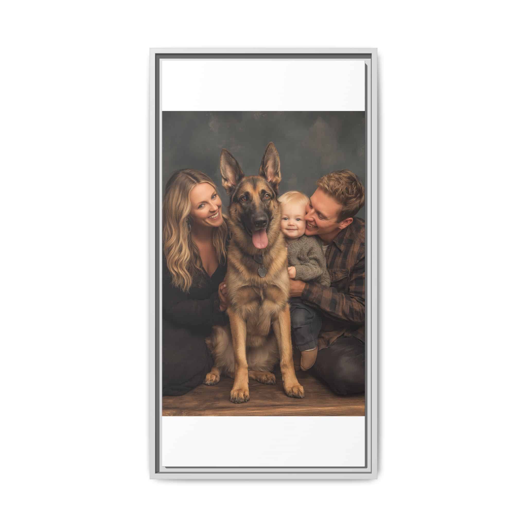 Personalized Framed Family Canvas Wall Art Vertical Multiple Sizes Available - Image 225