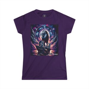 Cosmic Lion Family WD-D006 By Wyldesigns Women's Softstyle Tee