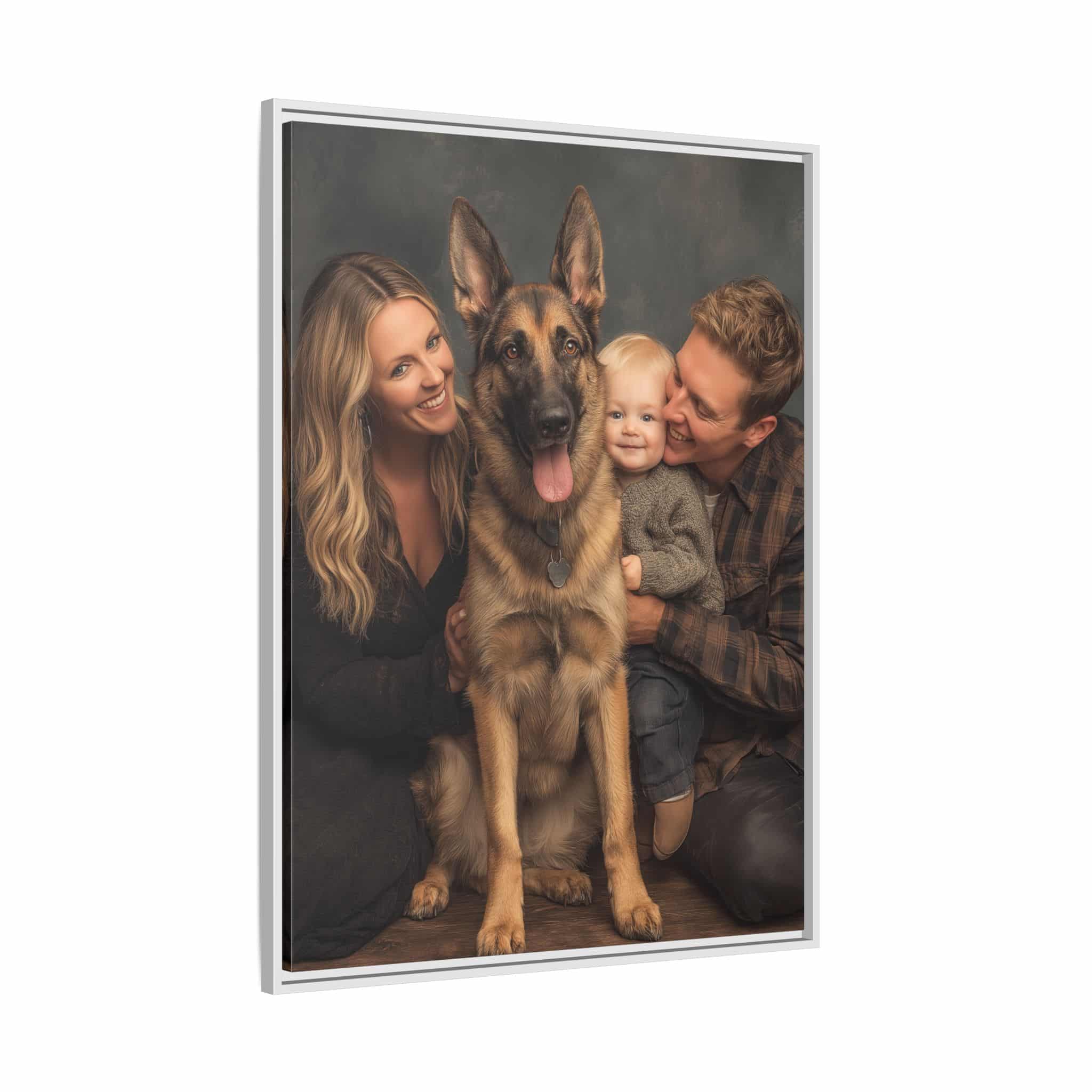 Personalized Framed Family Canvas Wall Art Vertical Multiple Sizes Available - Image 106