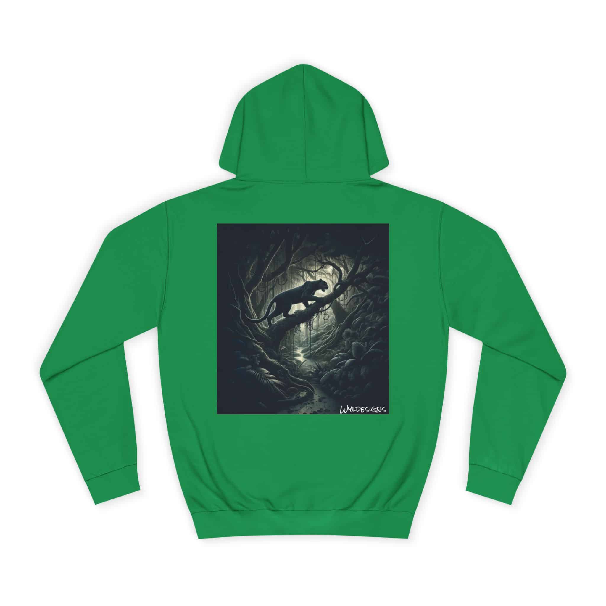 Black Panther WD-D002 By Wyldesigns Unisex College Hoodie - Image 10