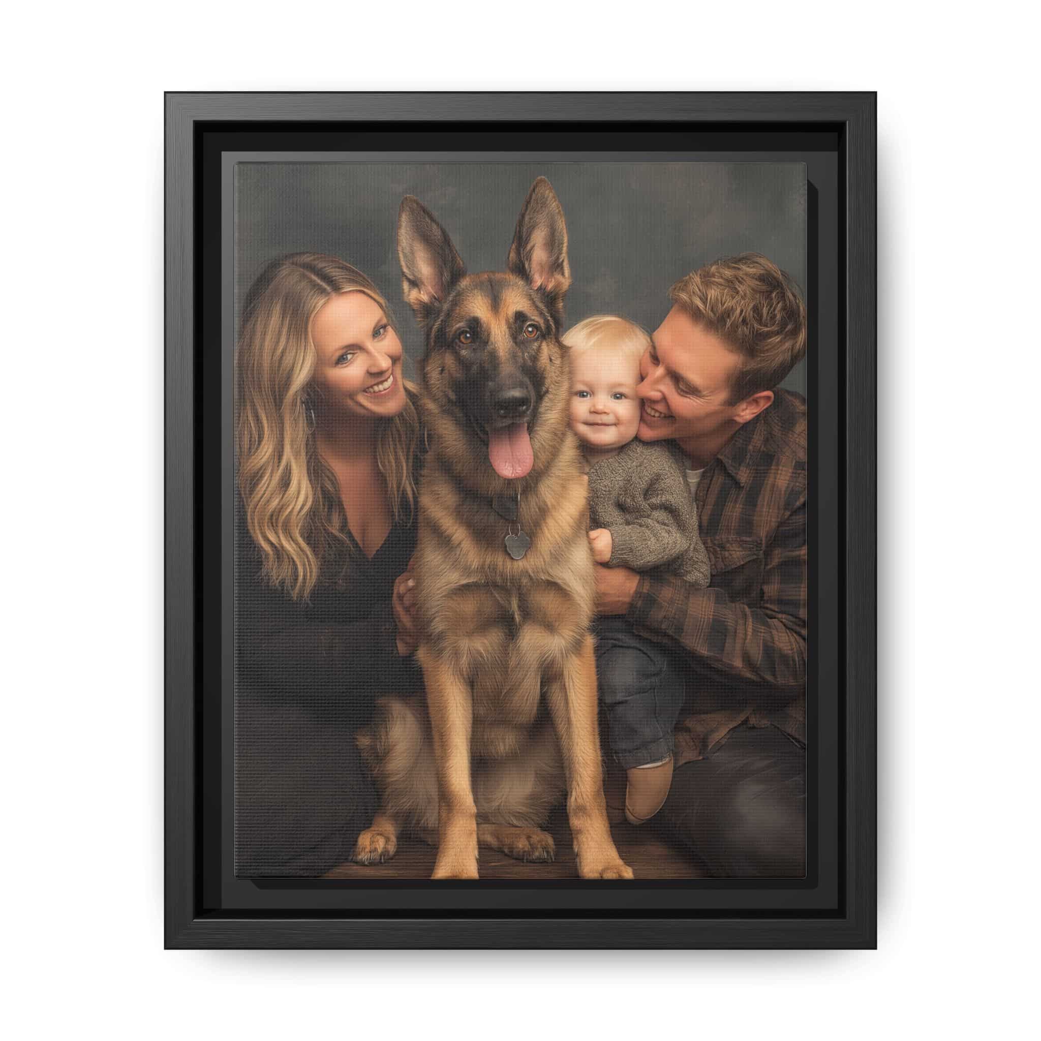 Personalized Framed Family Canvas Wall Art Vertical Multiple Sizes Available - Image 133