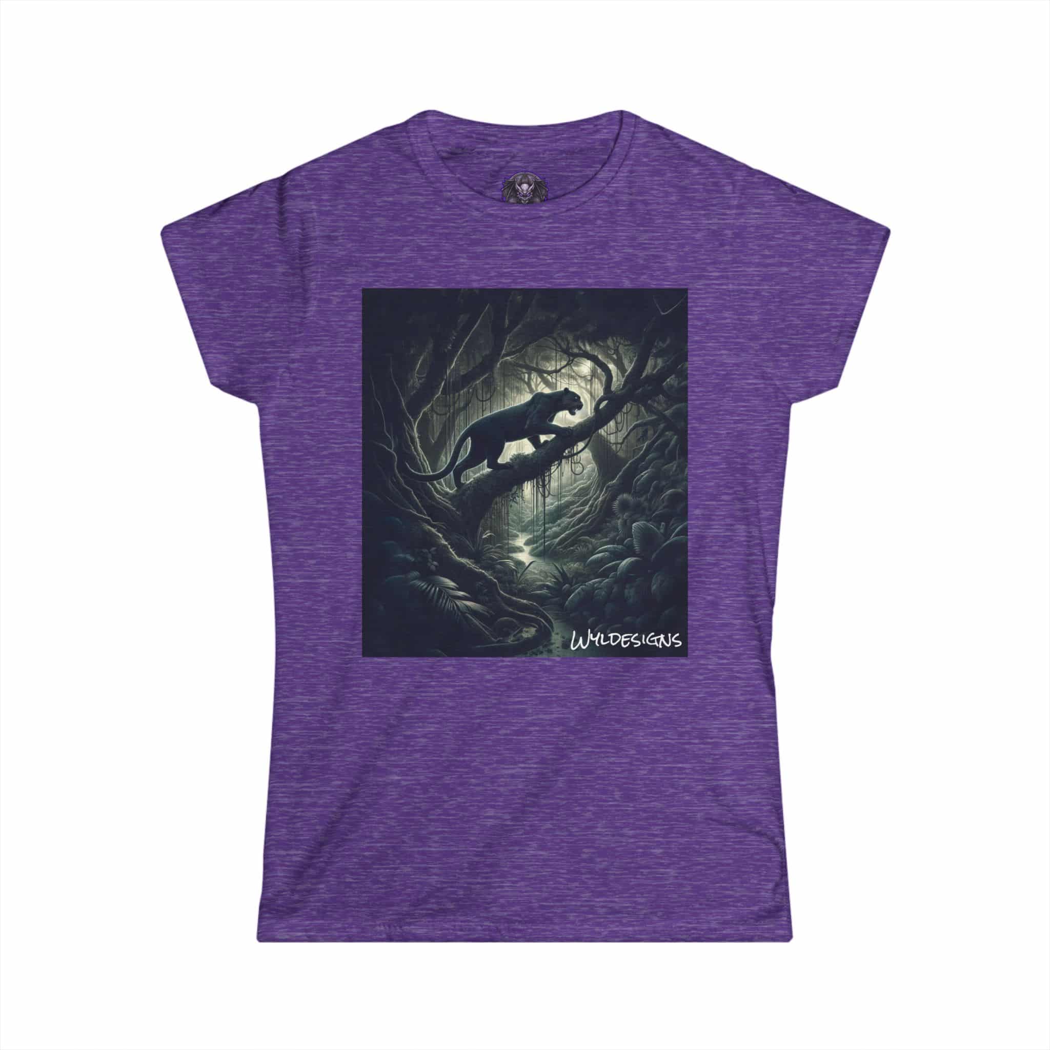Black Panther WD-D002 By Wyldesigns Women's Softstyle Tee - Image 34