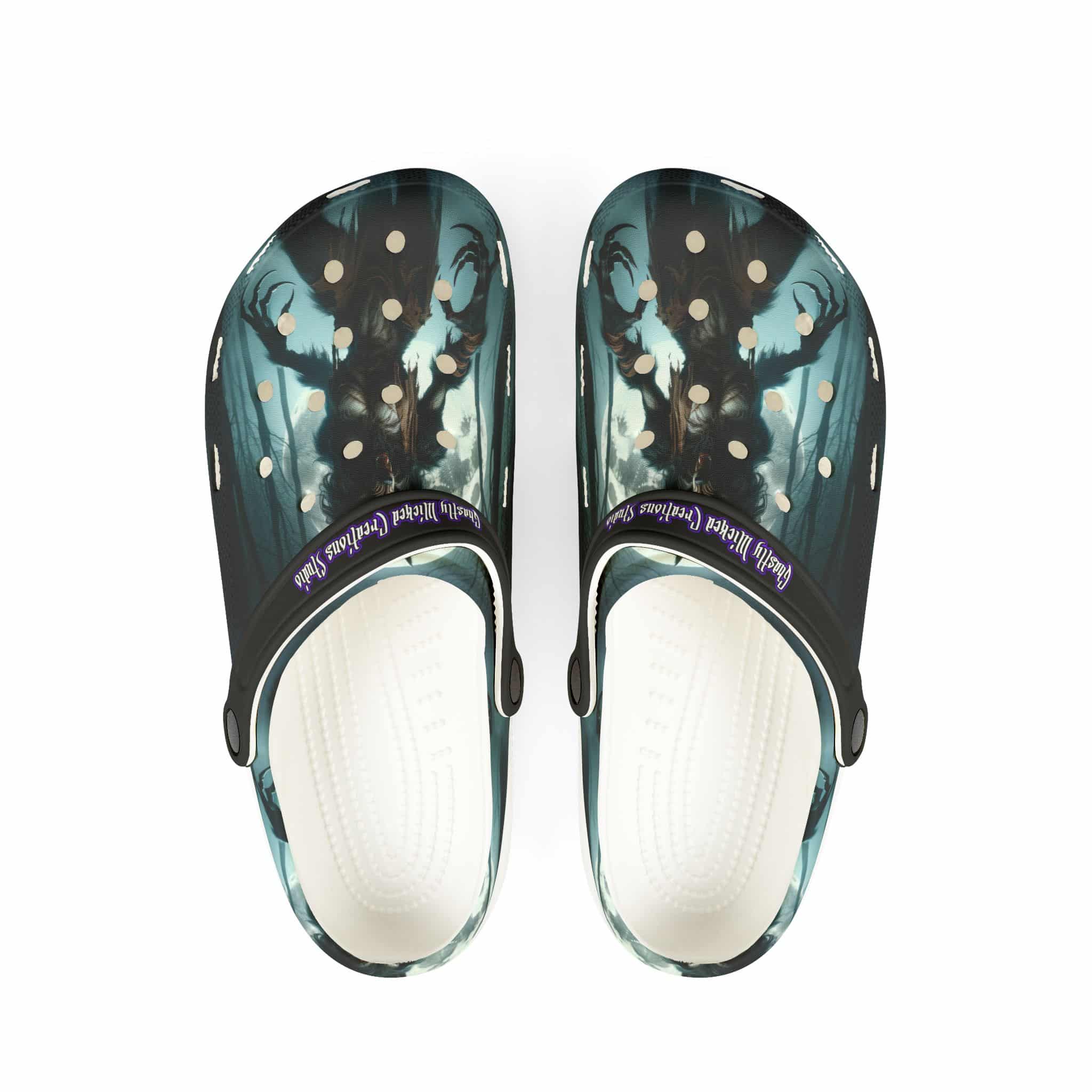 She-Werewolf Full Moon #ML-D-WW01 Clog Shoes - Image 10