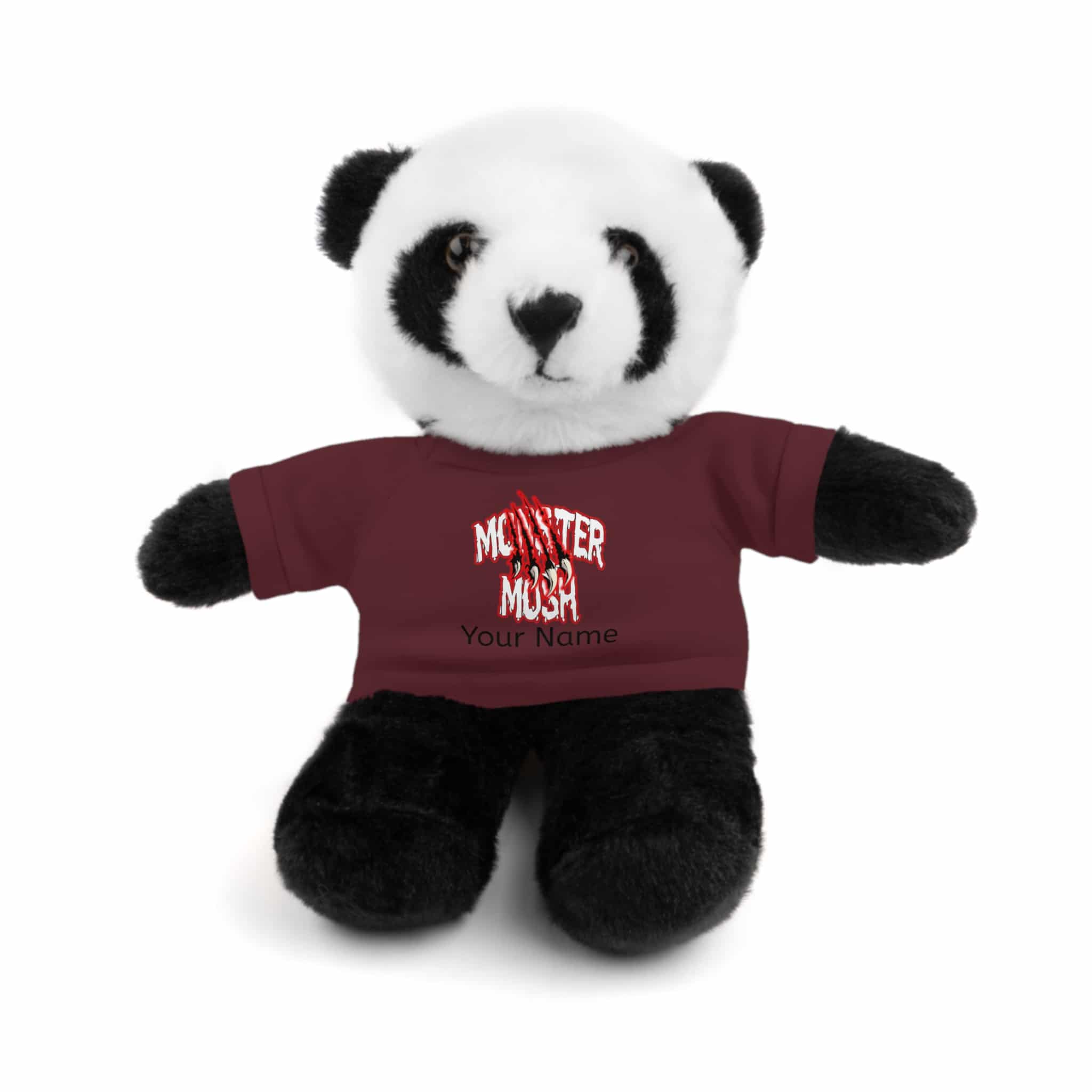 Personalized 8 Inch Stuffed Animals Wearing Monster Mosh Tee Assortment - Image 79