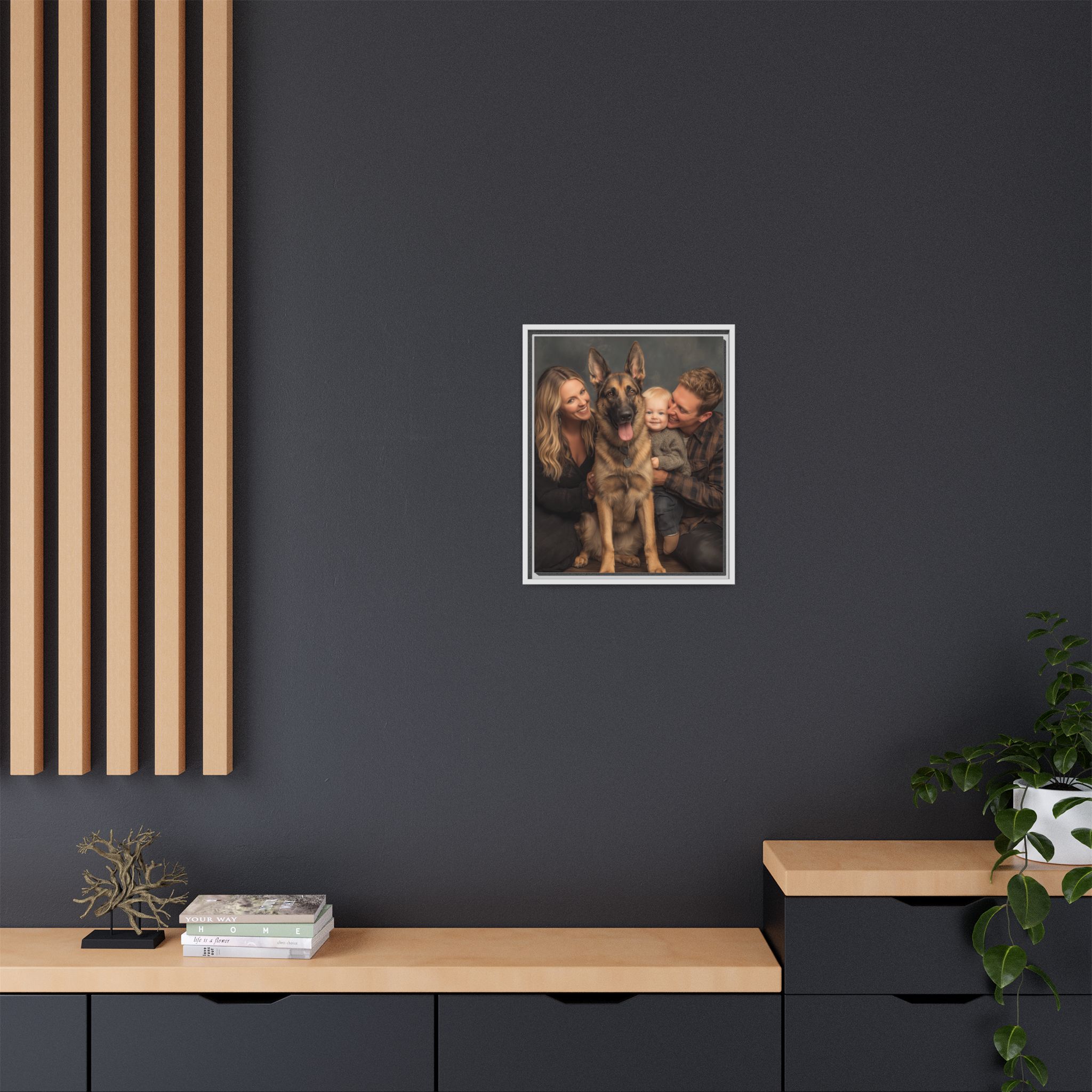 Personalized Framed Family Canvas Wall Art Vertical Multiple Sizes Available - Image 68