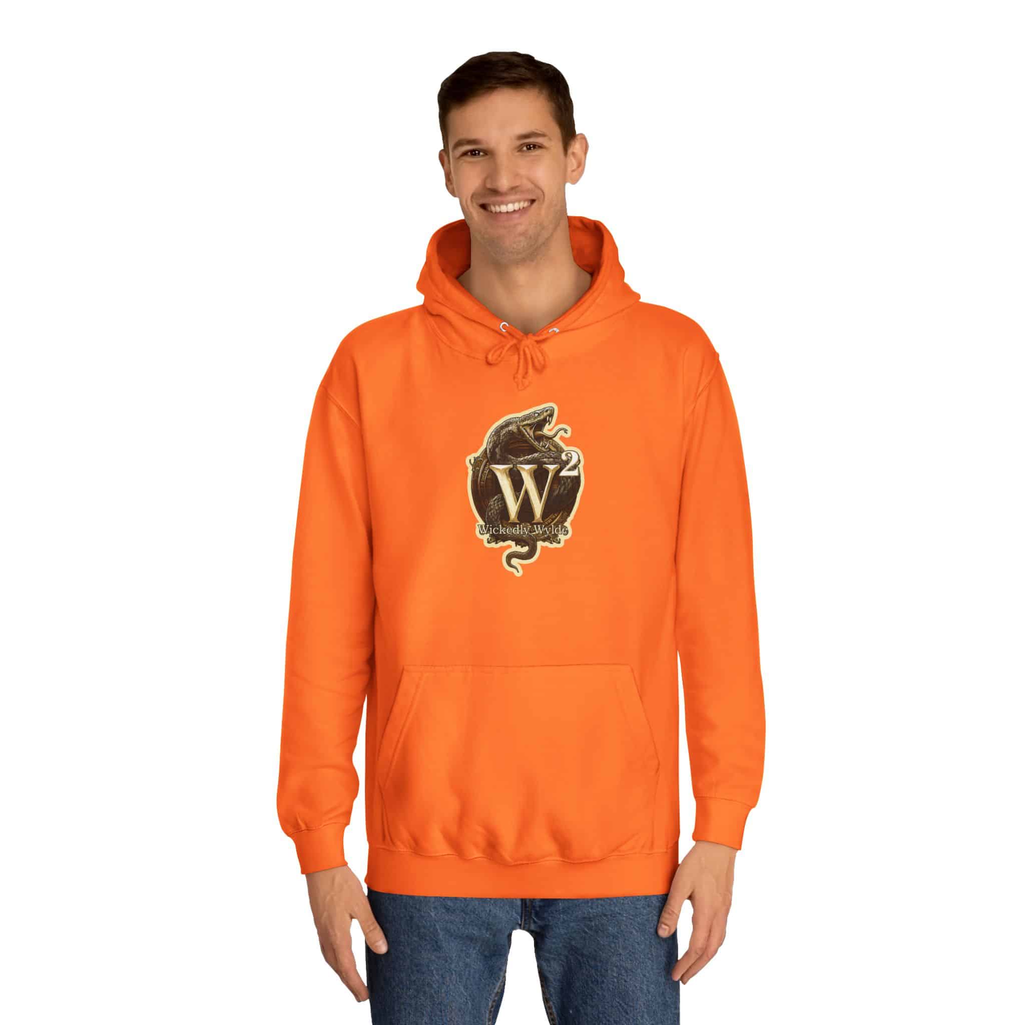 Cosmic Dolphins WD-D008 By Wyldesigns Unisex College Hoodie - Image 27