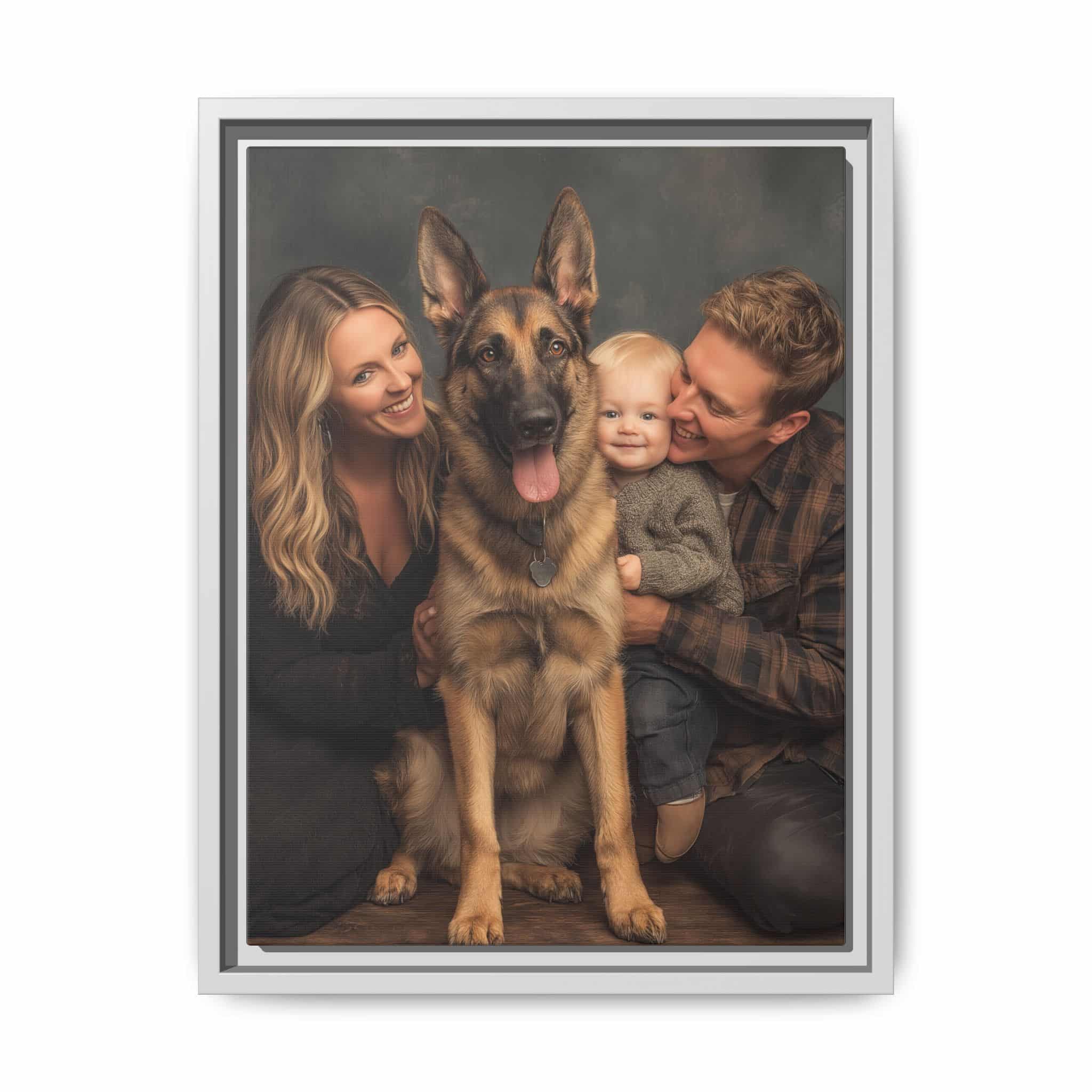 Personalized Framed Family Canvas Wall Art Vertical Multiple Sizes Available - Image 57