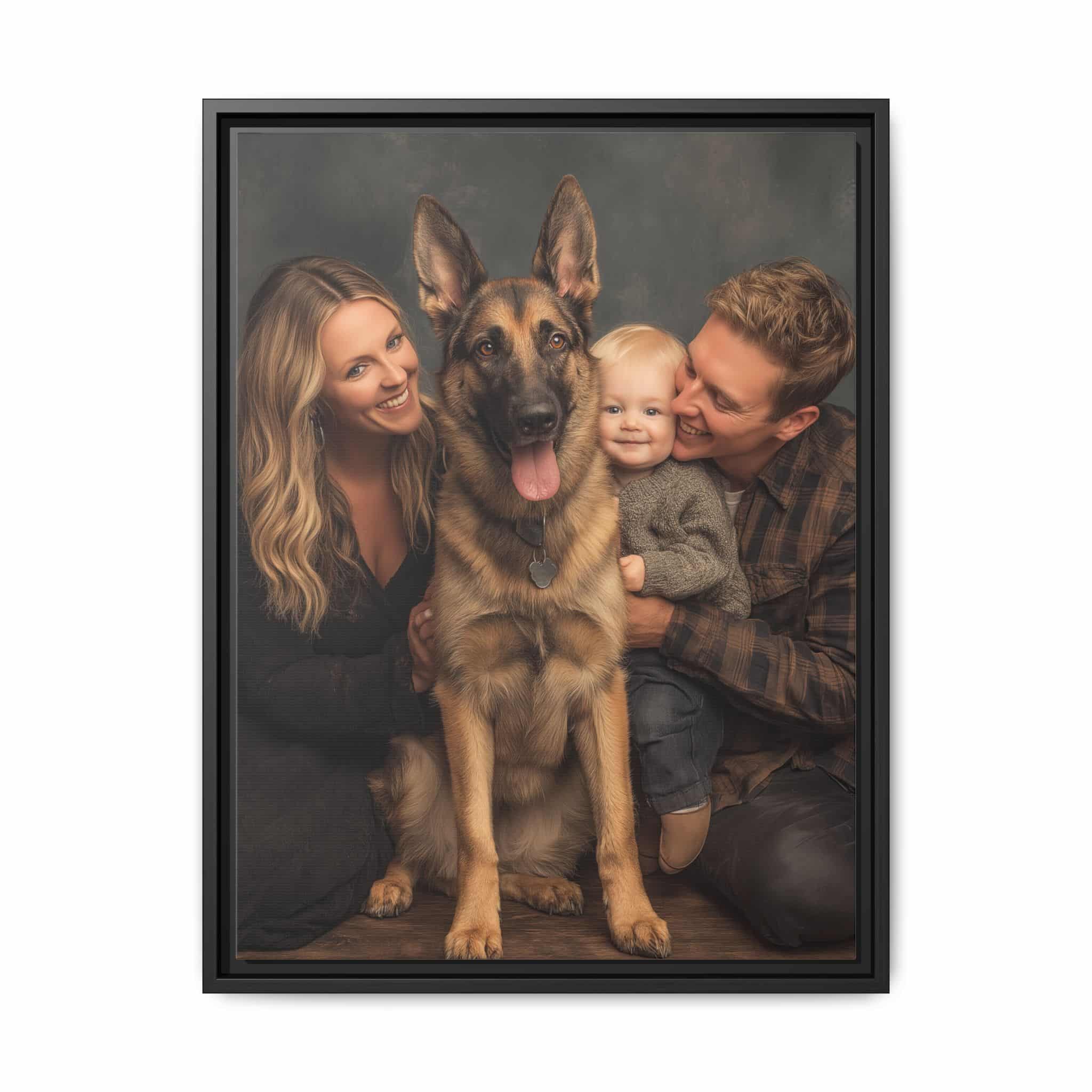 Personalized Framed Family Canvas Wall Art Vertical Multiple Sizes Available - Image 17