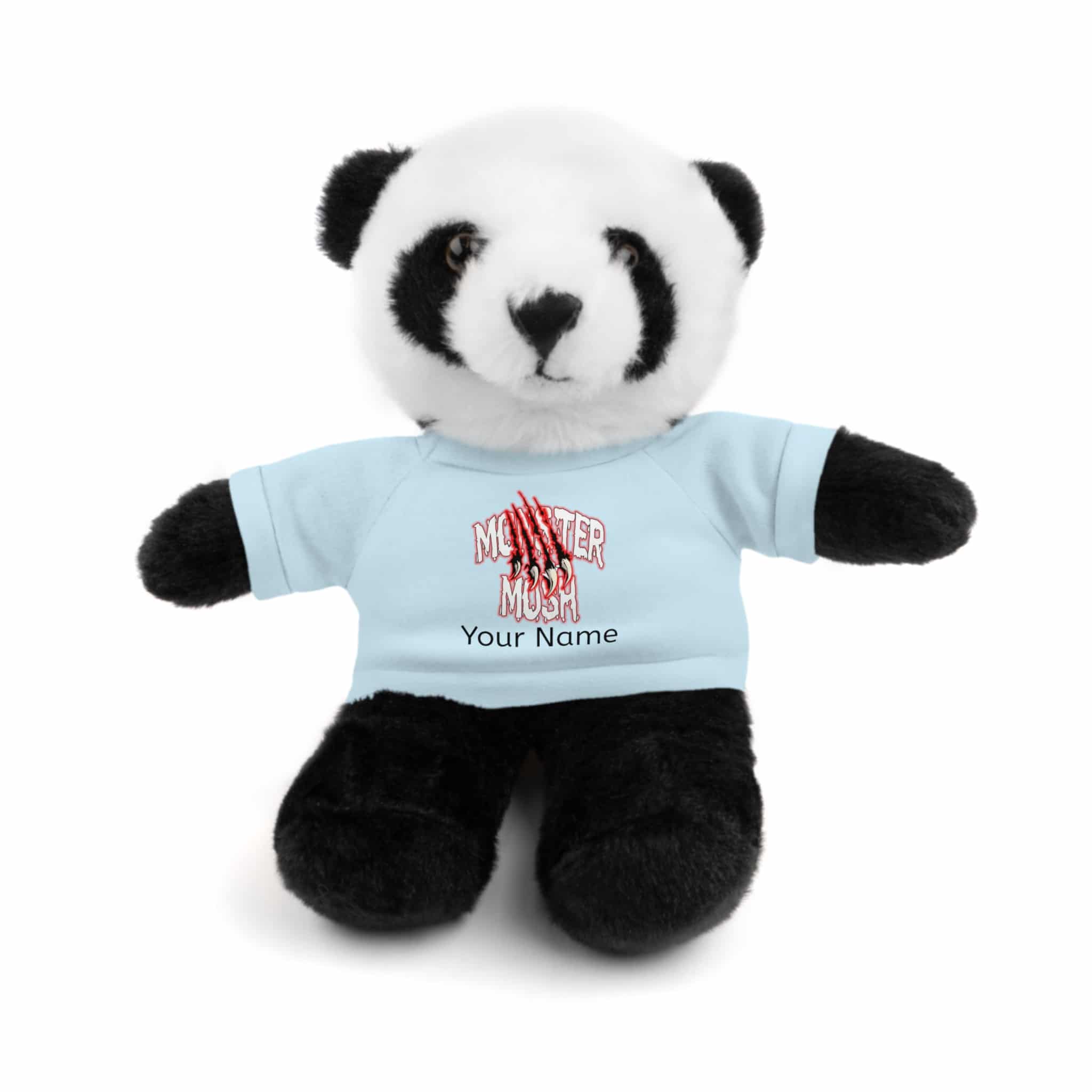 Personalized 8 Inch Stuffed Animals Wearing Monster Mosh Tee Assortment - Image 64