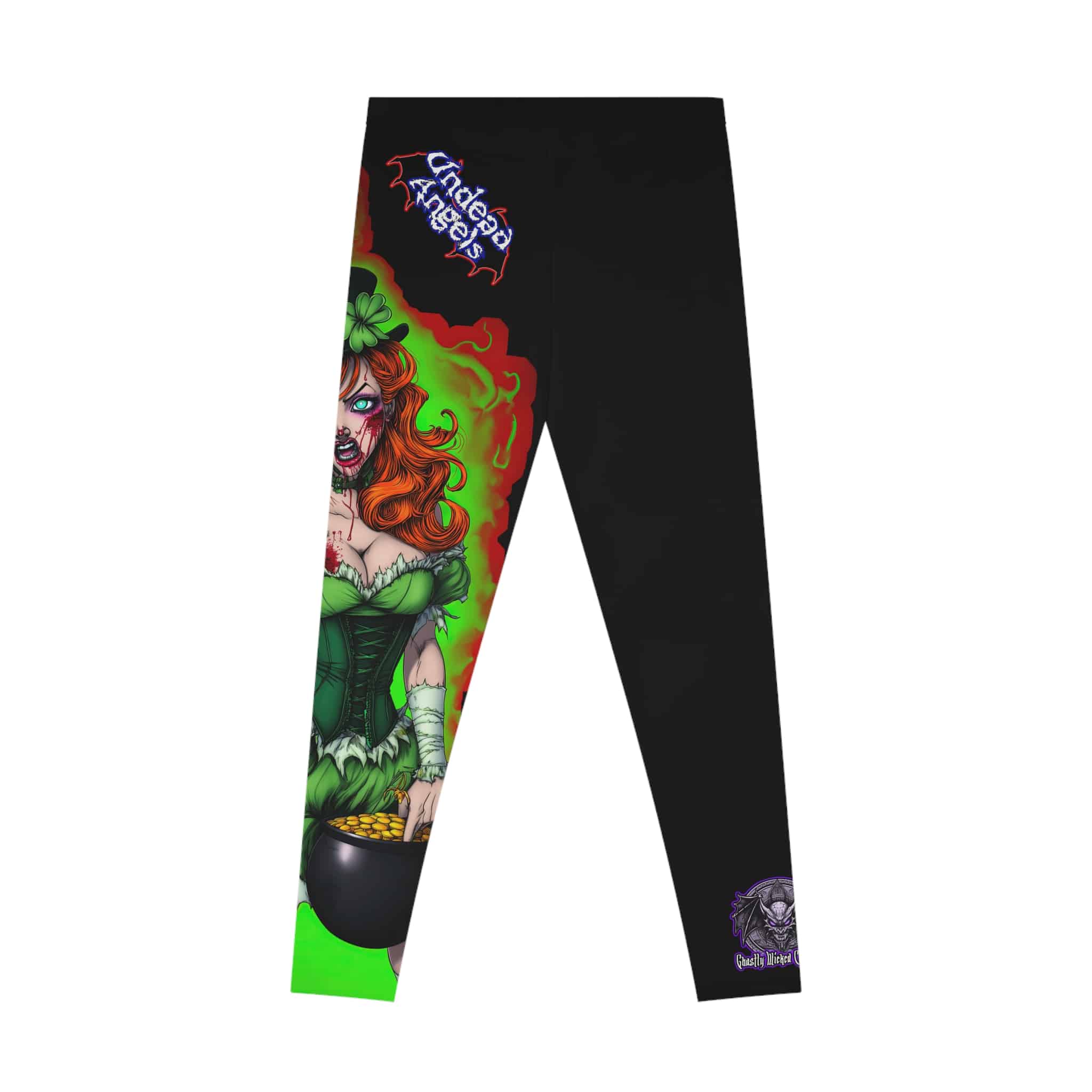 Undead Angels Leprechaun Queen Fiona Classic Reborn Style III Stretchy Leggings, Comfortable Fitness Wear - Image 3