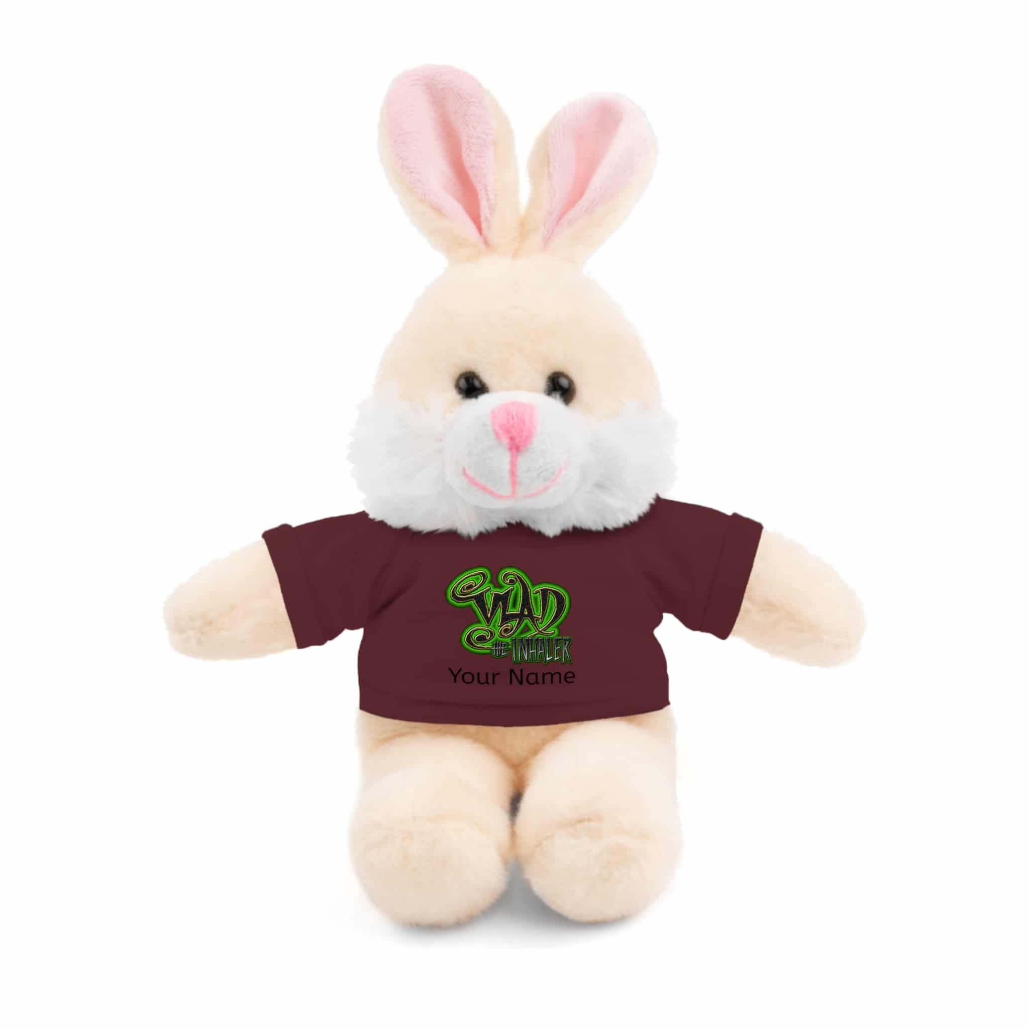 Personalized 8 Inch Stuffed Animals Wearing Vlad The Inhaler Band Tee Assortment - Image 70