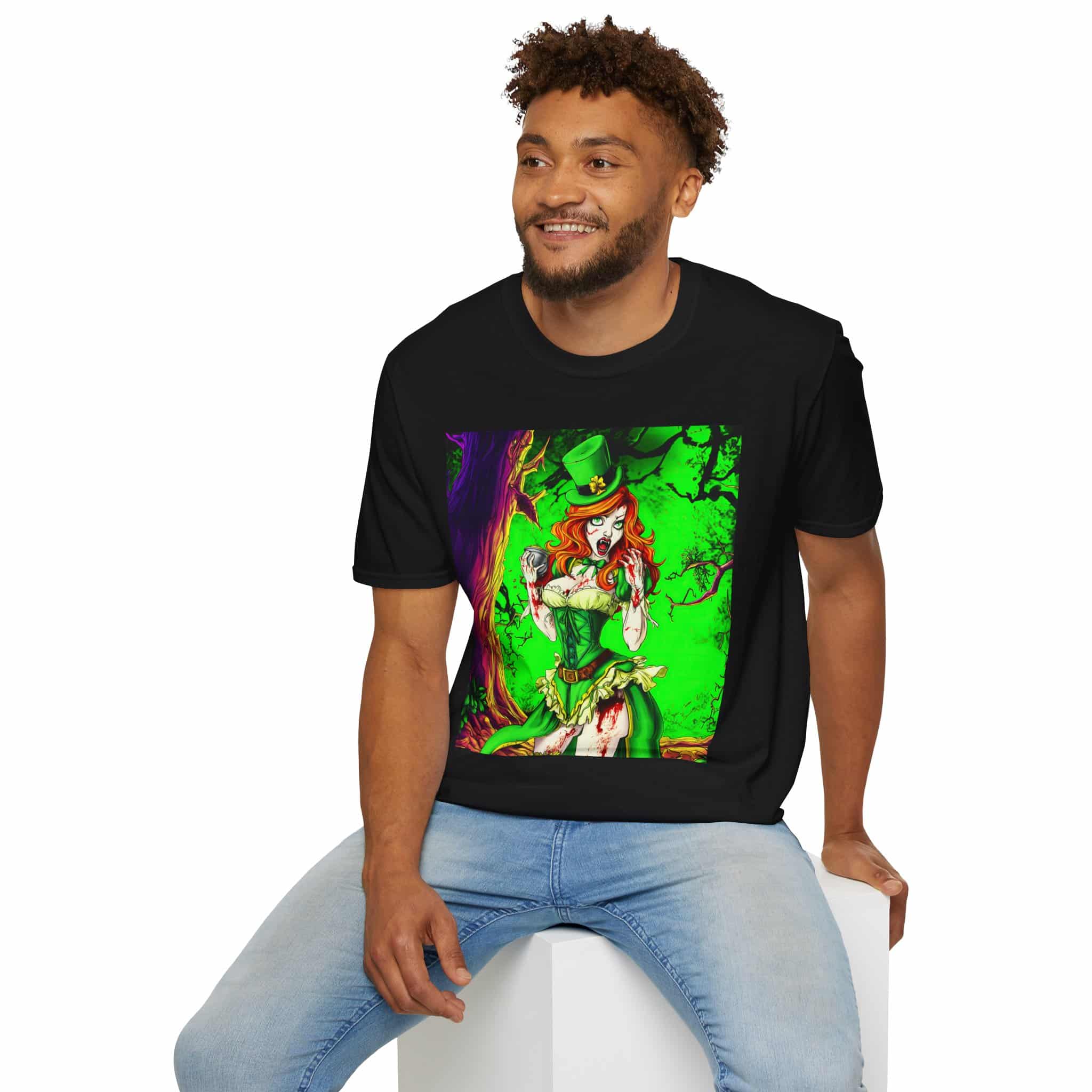 Undead Angels Leprechaun Queen Fiona Classic Reborn Style II Unisex T-Shirt - Image 13